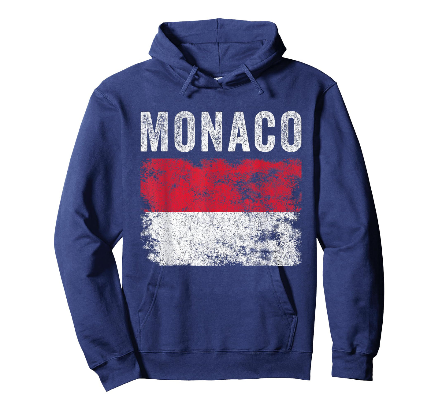 Monaco Flag Distressed - Men Women Kids - Monacan Flag T-Shirt