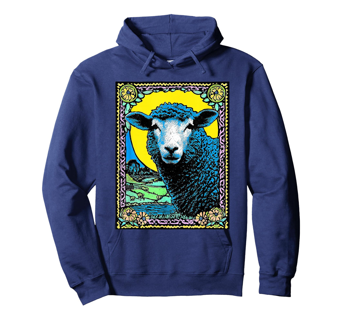 Vintage 70s Cute Lamb Sheep Farmer Farming Lovers T-Shirt