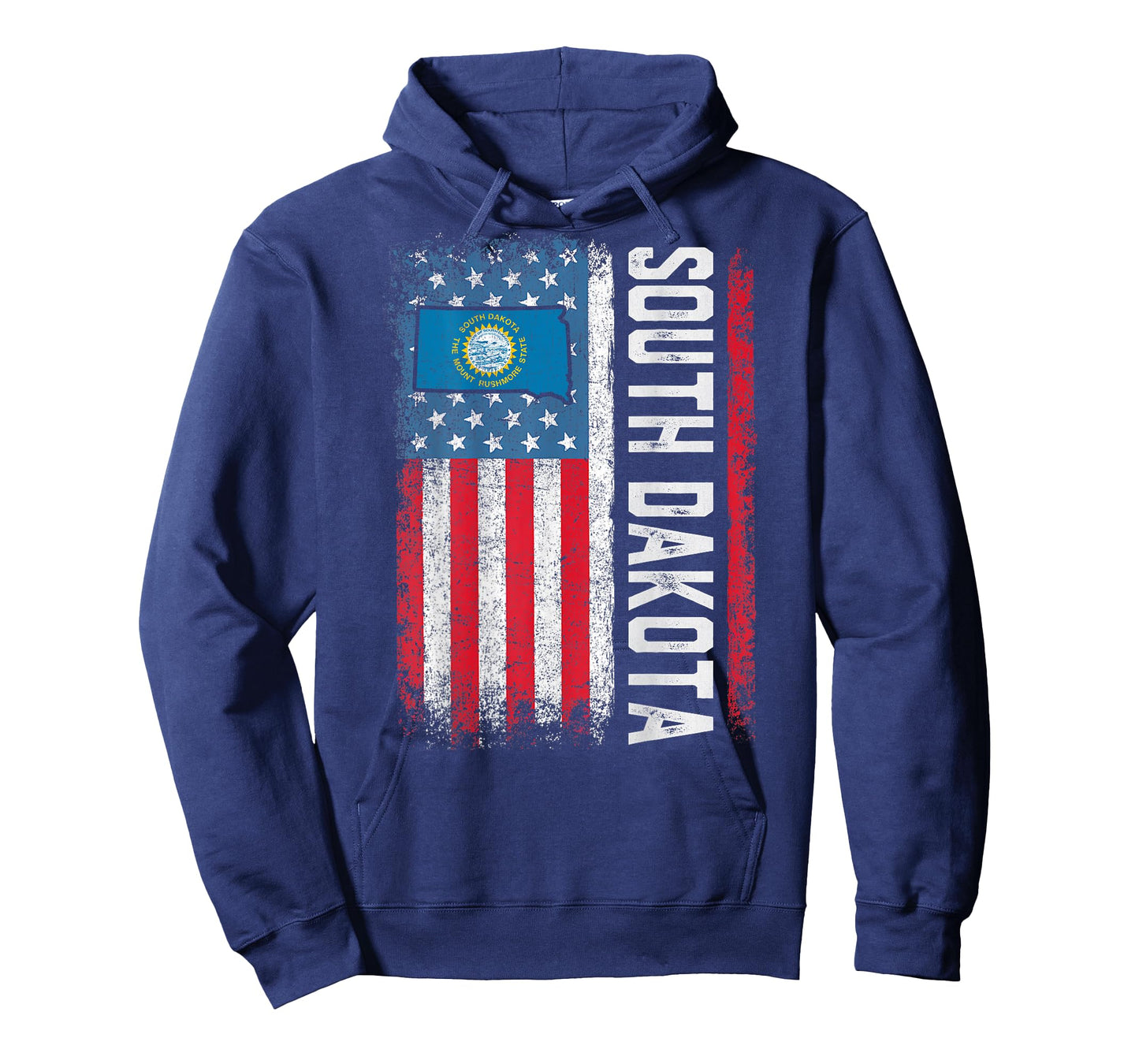 Vintage South Dakota State USA Flag Shirt South Dakota (On T-Shirt