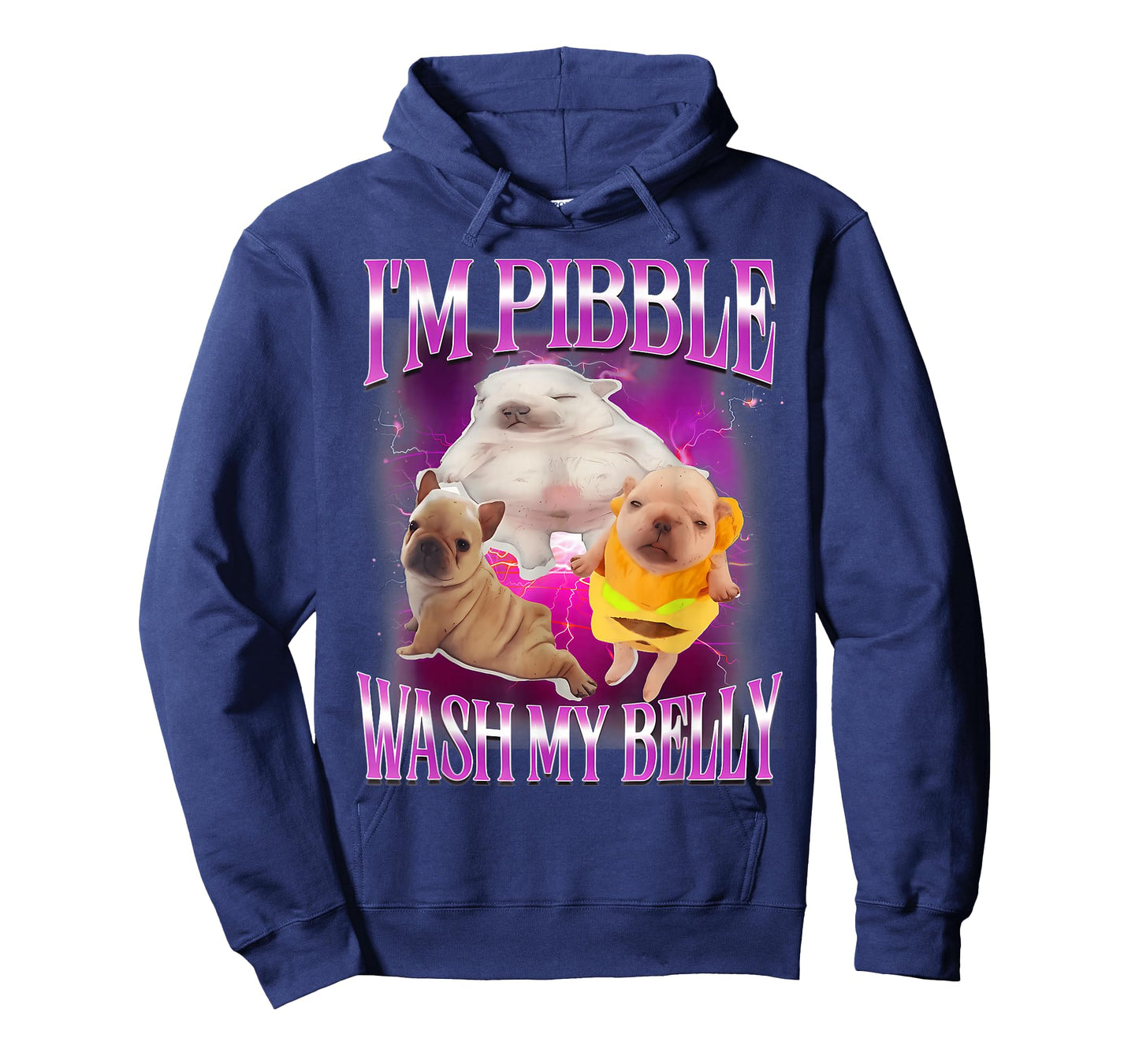 I Am Pibble Wash My Belly Funny Dog Meme T-Shirt