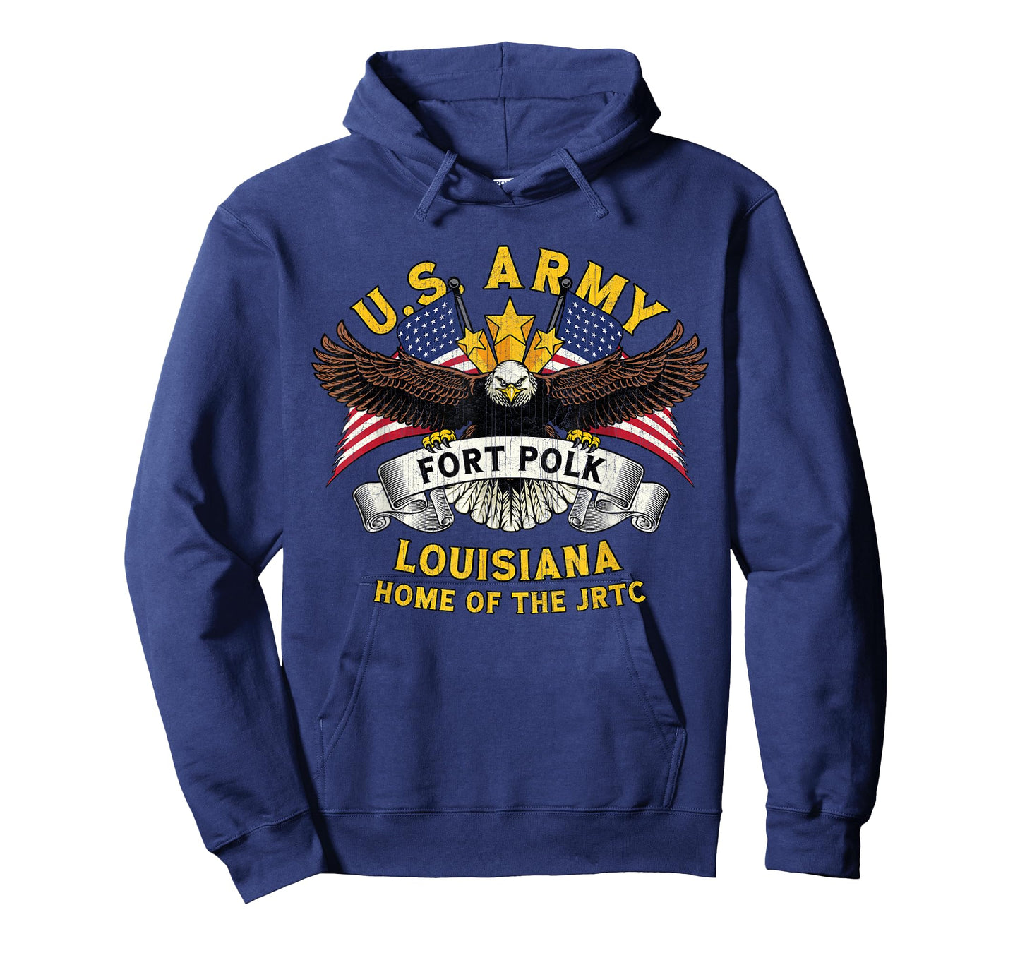 Fort Polk Louisiana LA Vintage Military Base Veterans Day T-Shirt