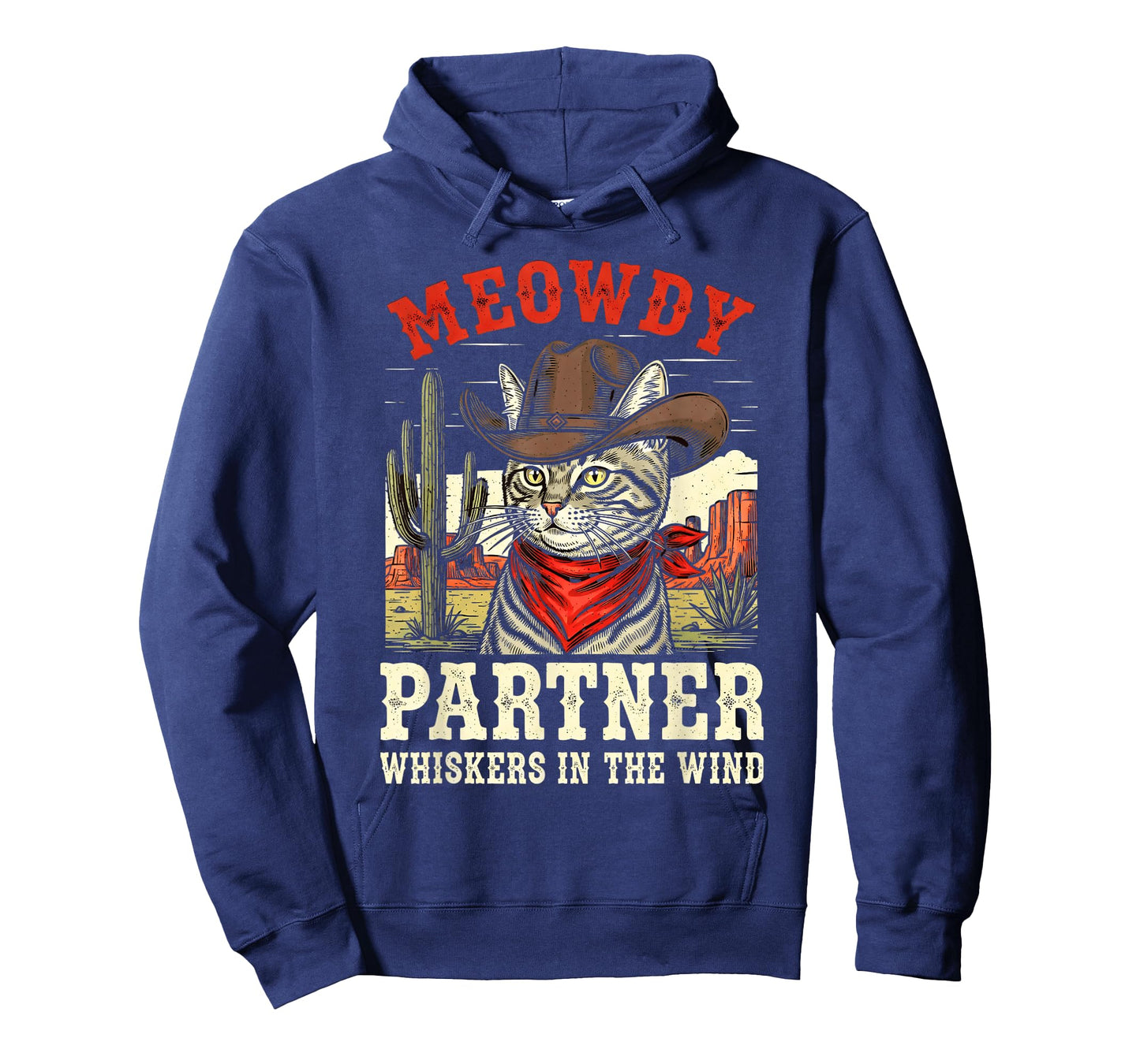 Meowdy Partner Cowboy Cat Funny Cowboy Meme T-Shirt