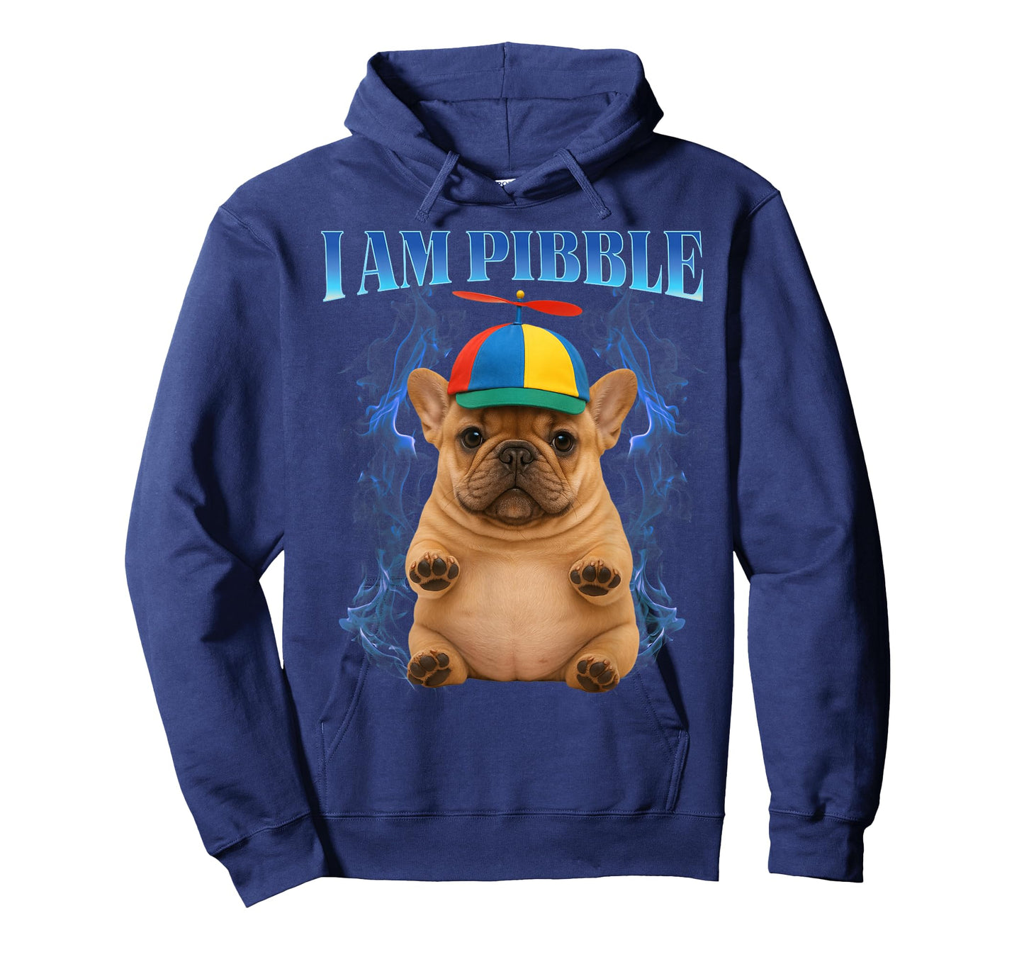 I am Pibble Wearing a Propeller Beanie hat Funny Pibble T-Shirt