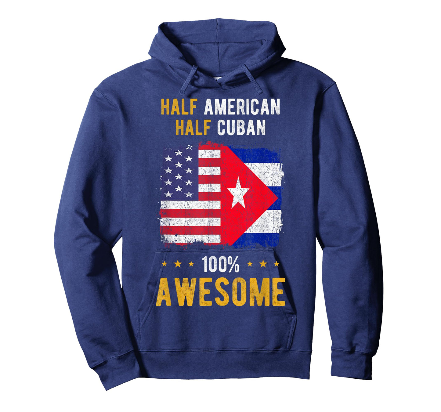 America Cuba Flag - Half American Half Cuban T-Shirt