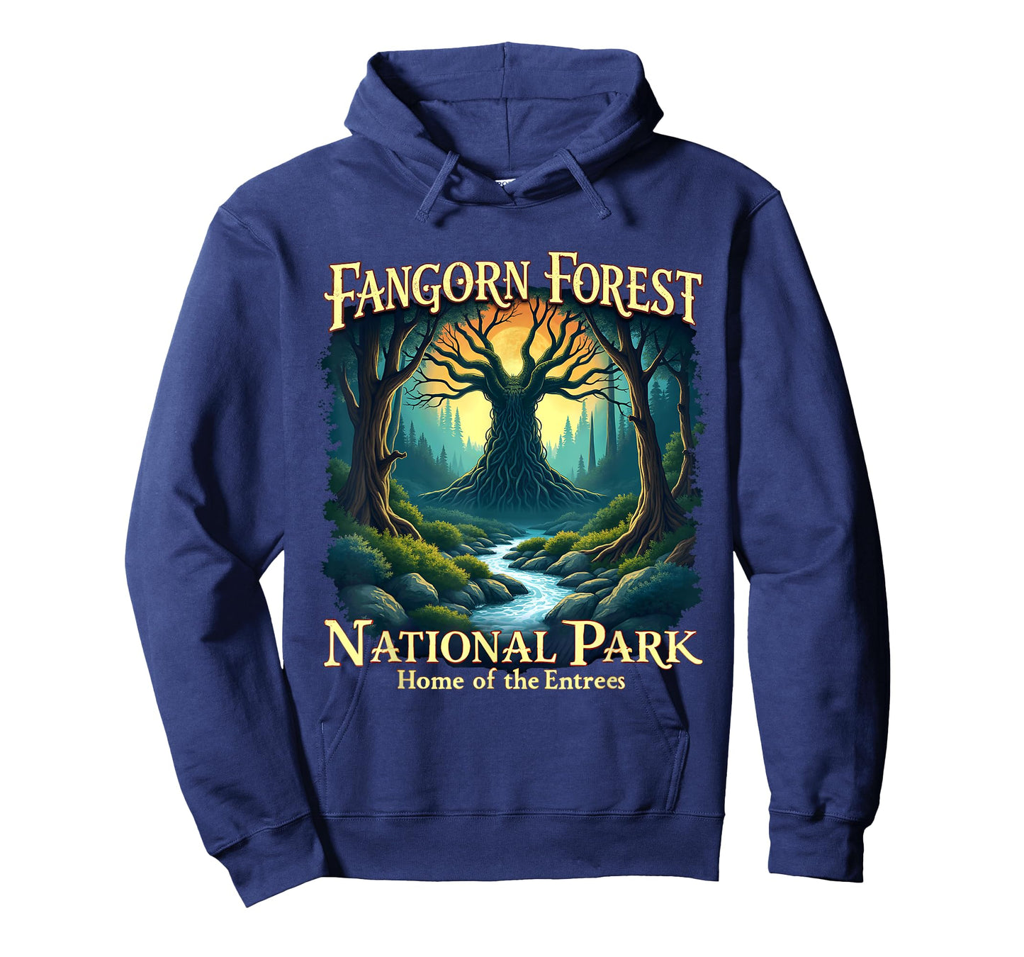 Vintage Fangorn Forest National Park Home Entrees T-Shirt