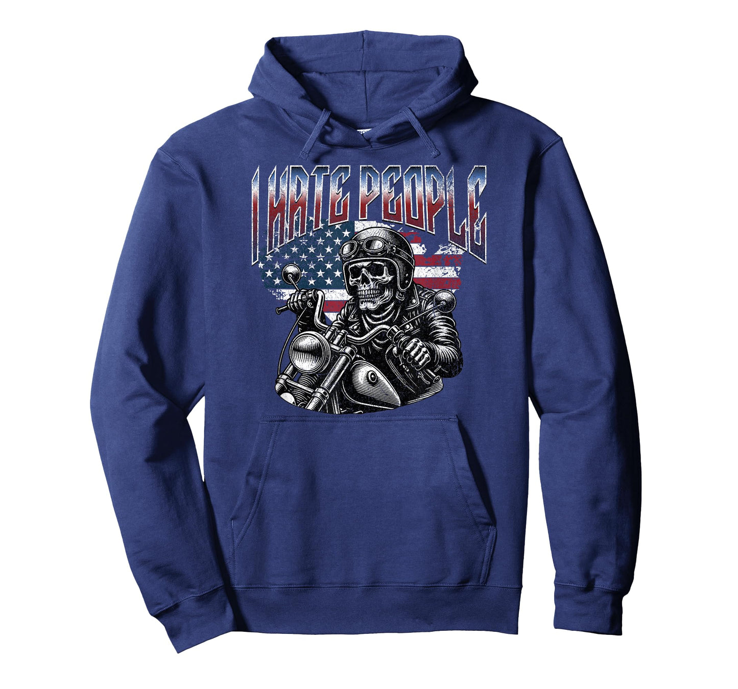Love America I Hate People Shirt Funny Bootleg USA Flag Gift T-Shirt