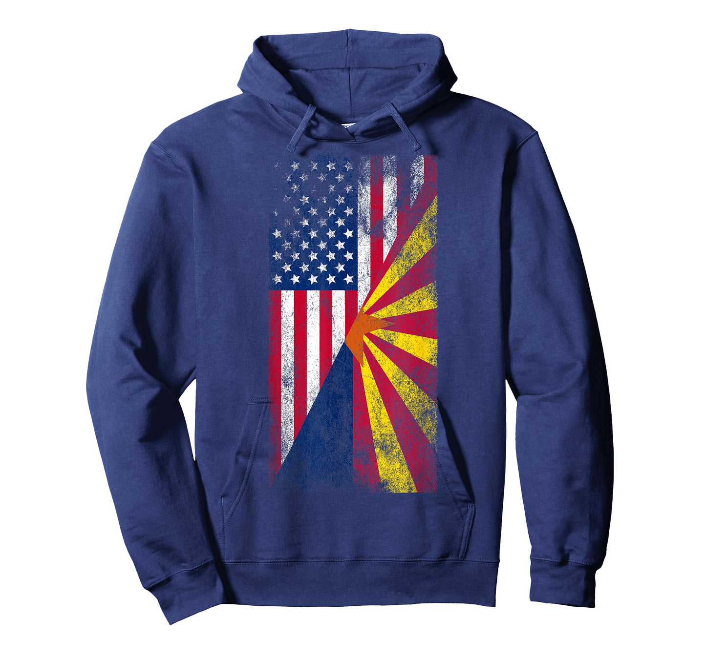 Irreverent Tees USA & Arizona Flags - American Arizonan Unisex T-Shirt
