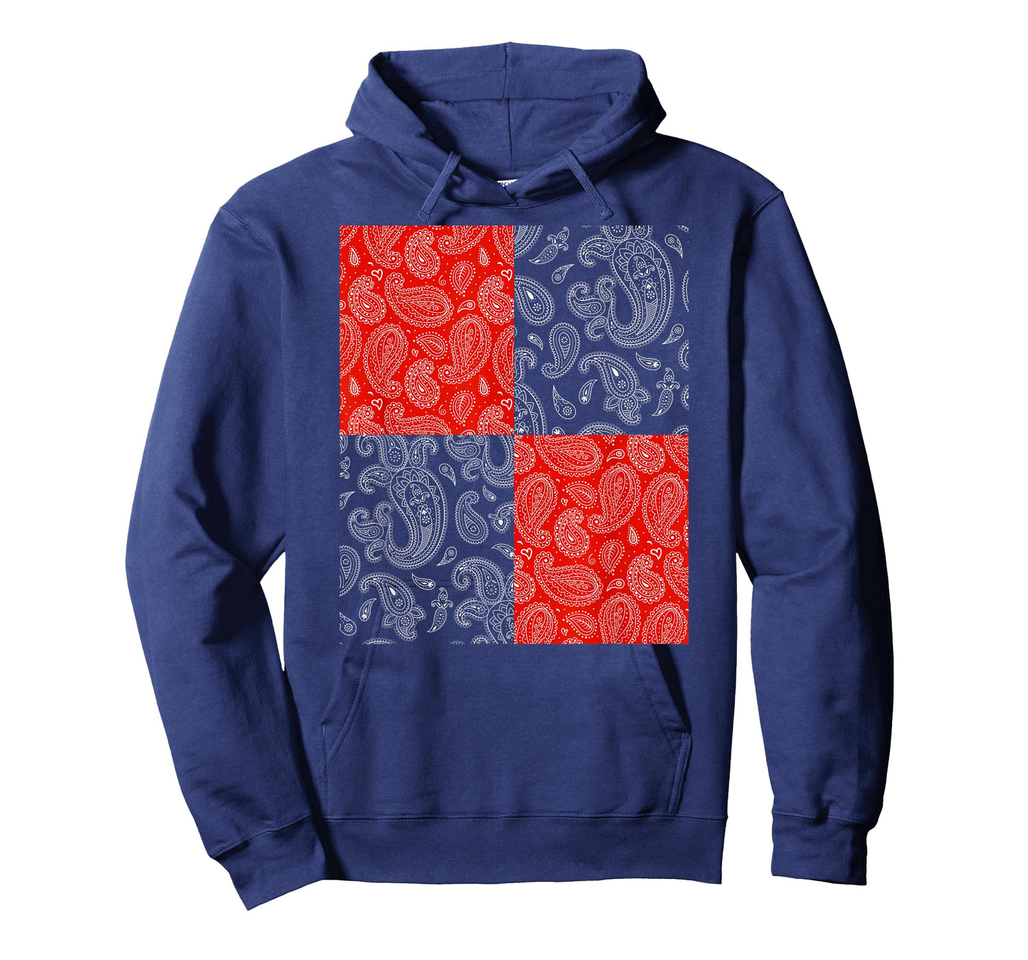 Red Paisley, Bandana Style T-Shirt