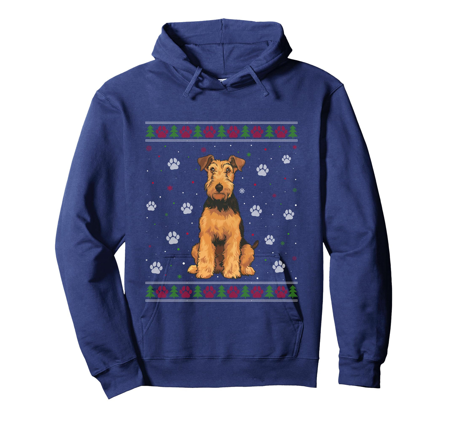 Airedale Terrier Christmas Sweater Xmas Pet Animal Dog Lover Long Sleeve T-Shirt