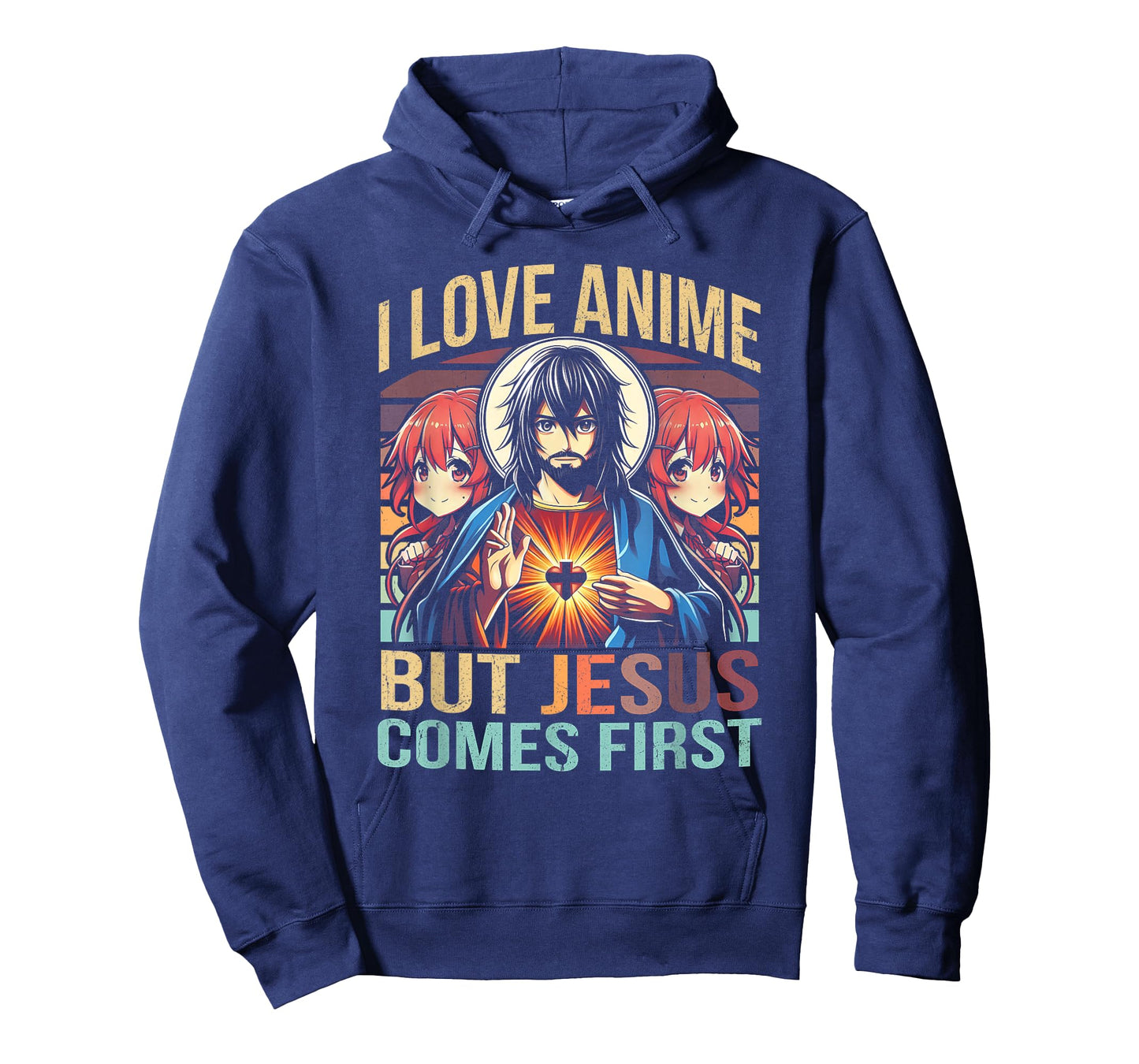 I Love Anime But Jesus Comes First Anime Japanese Anime Fan T-Shirt