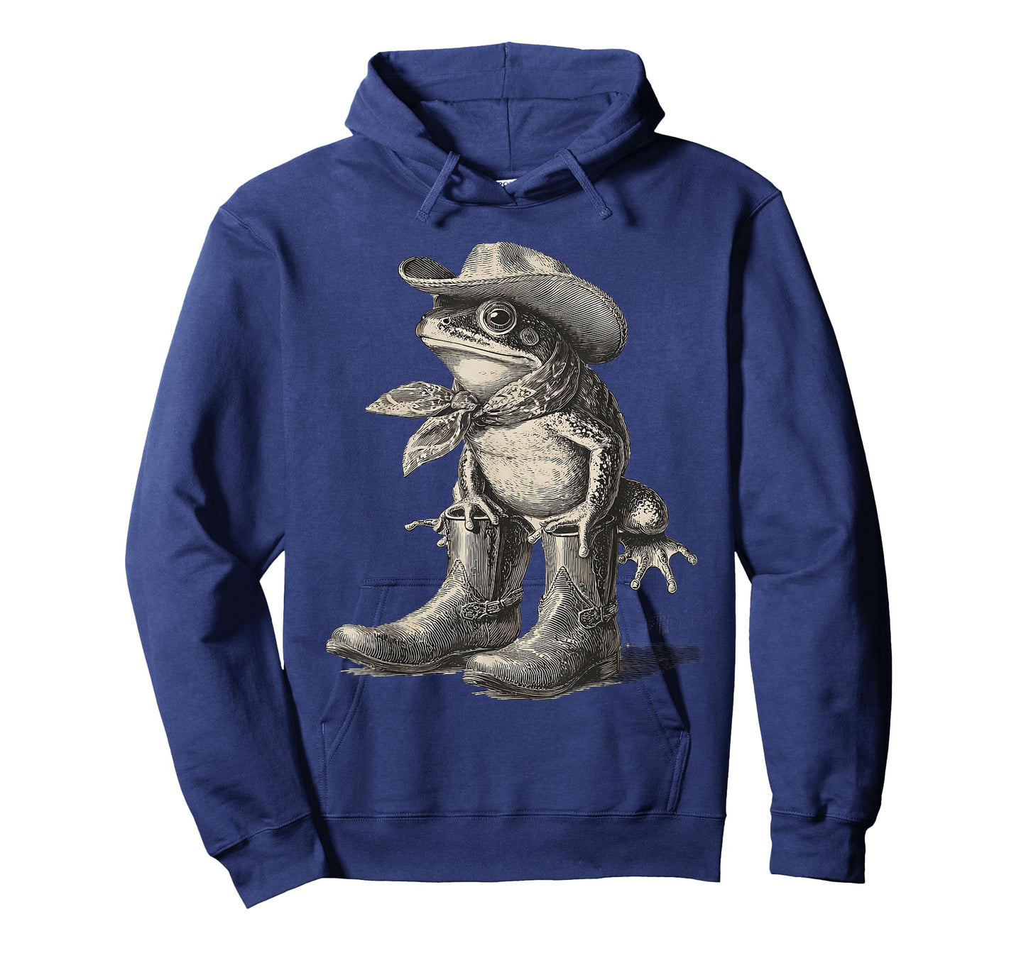 Frog Cowboy Vintage Toad Rodeo Cowgirl Western Country T-Shirt