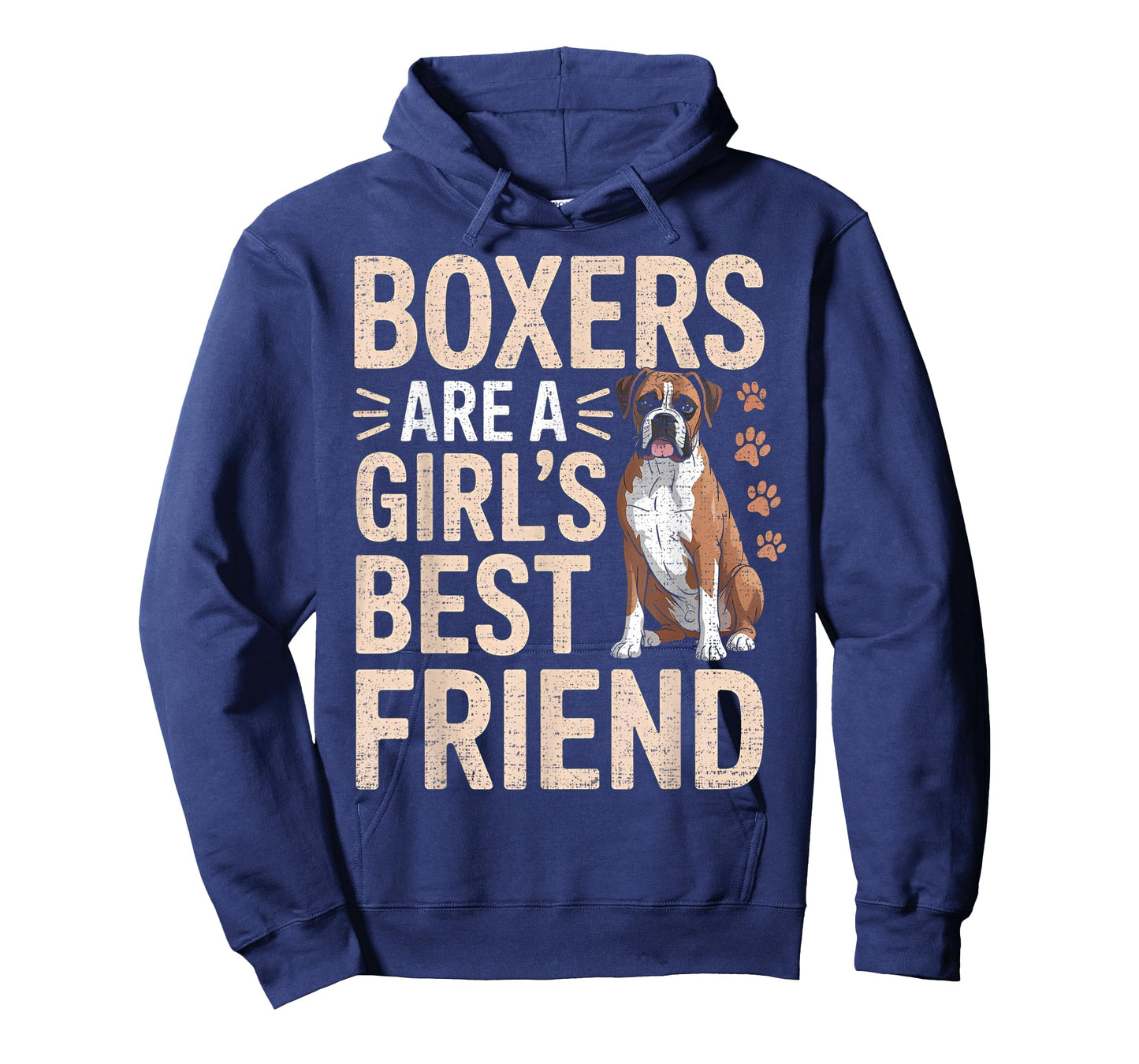 Boxers are A Girls Best Friend Funny Dog Boxer T-Shirt