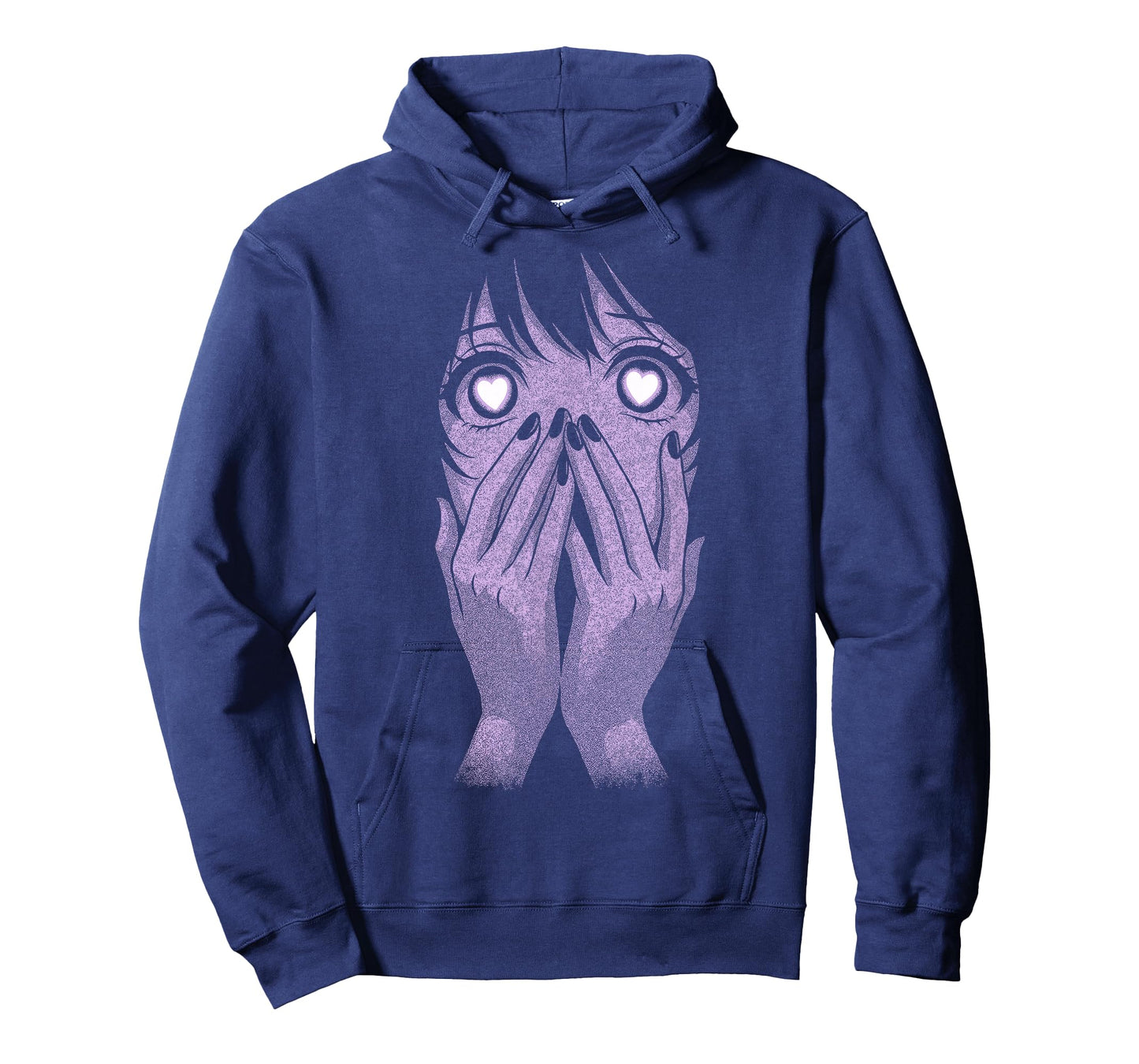 Anime Eyes Girl Hearts Manga Otaku Grunge Goth Alt Aesthetic T-Shirt