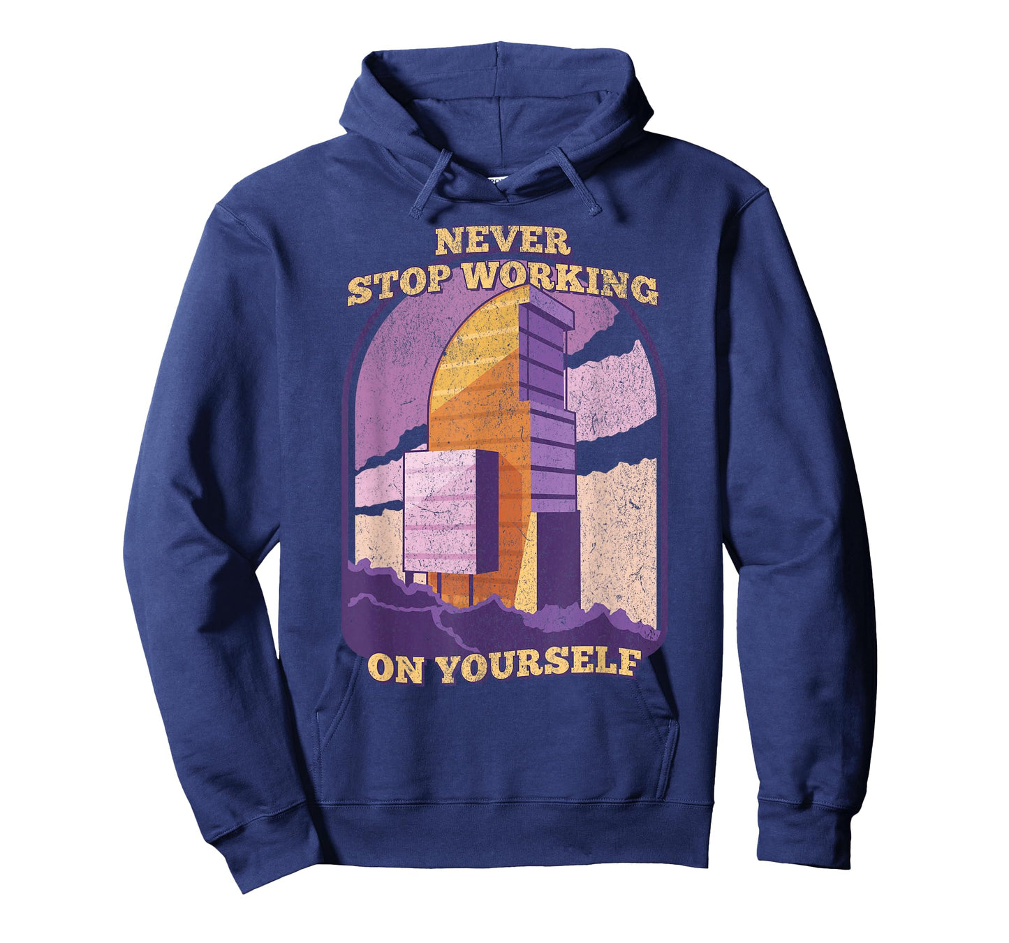 Never Stop Working On Yourself Motivation Positive Cute T-Shirt