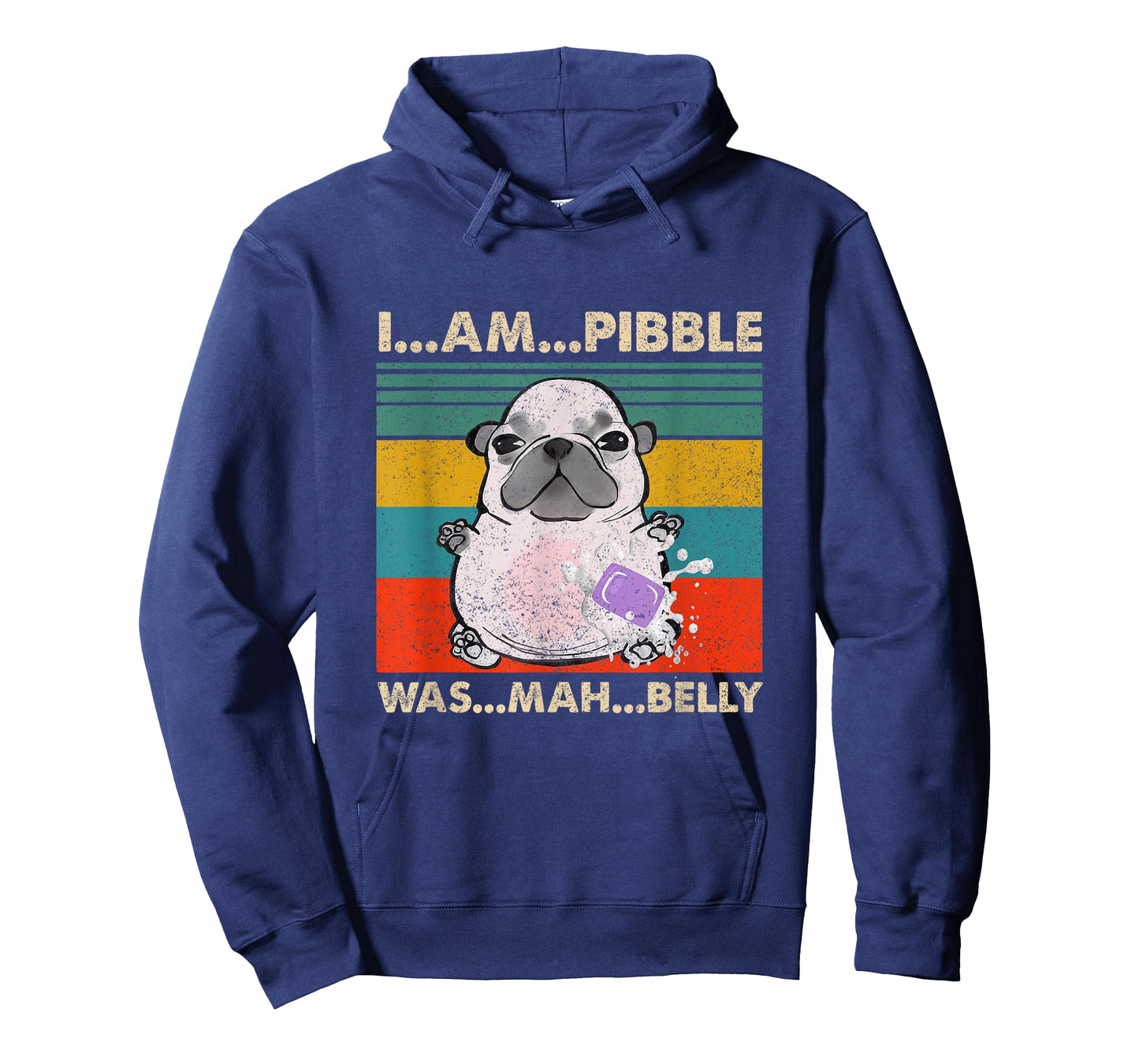 I Am Pibble Wash My Belly Pit Bull Meme Funny Dog Brainrot T-Shirt