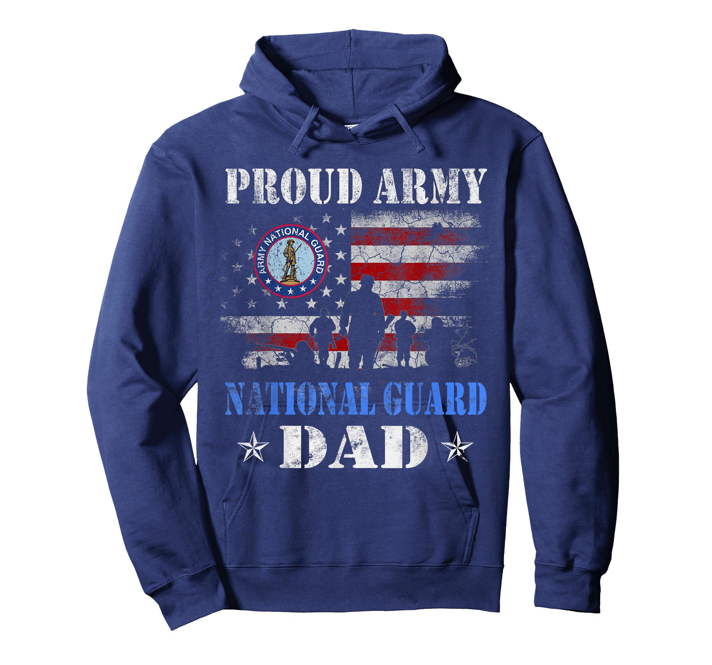Proud Army National Guard Dad T shirt Veterans Day Gift T-Shirt