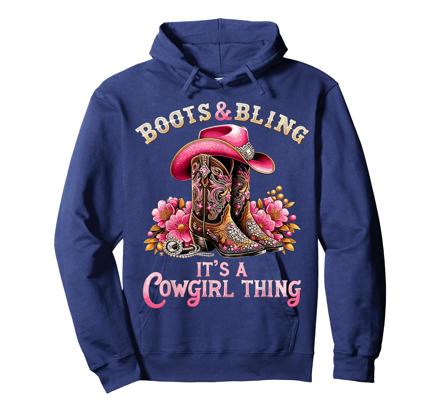Boots and Bling its a Cowgirl Thing Country Girls T-Shirt