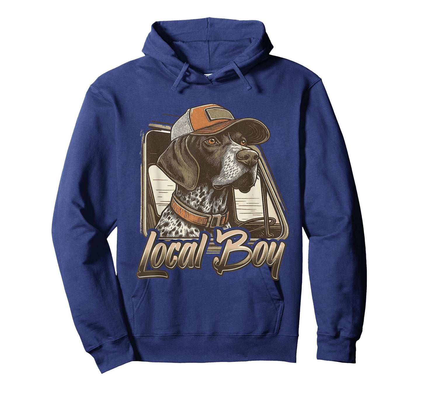 Local Boy Hunting Dog Retro Southern Country Pride Vintage T-Shirt