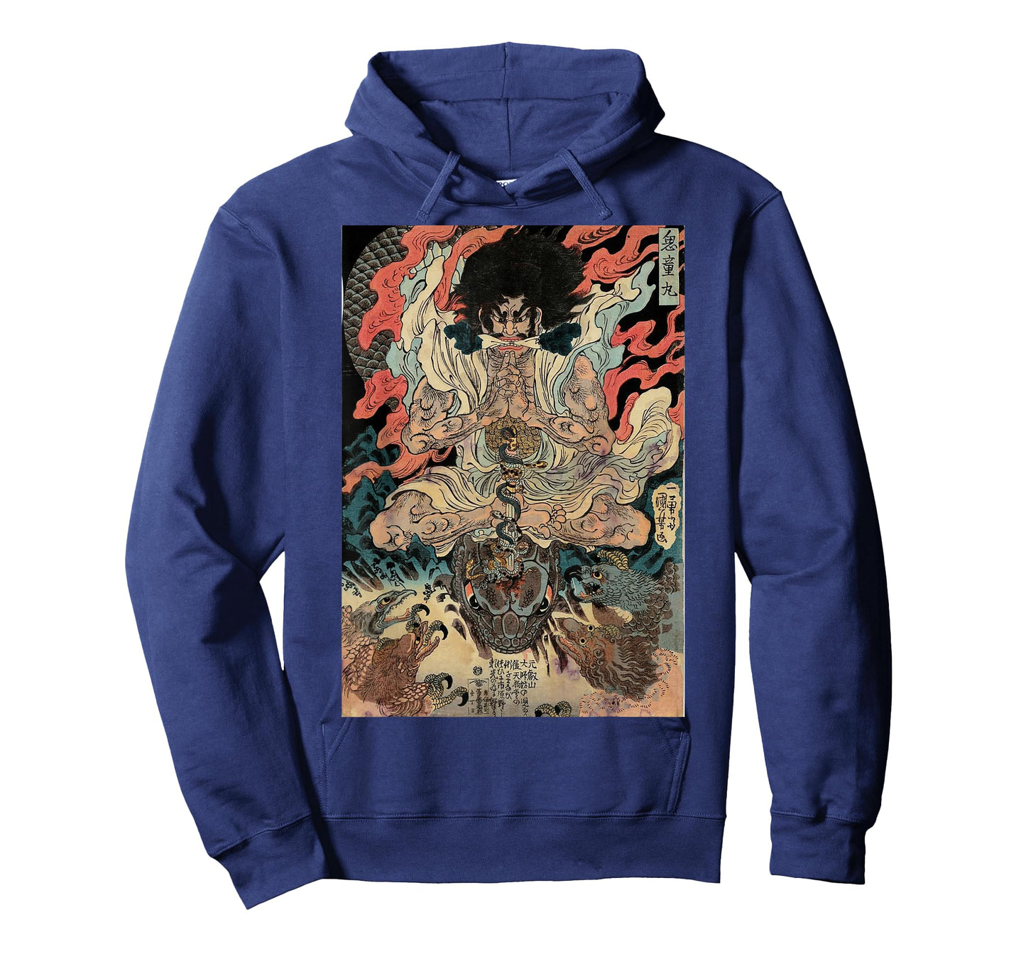 Japanese Vintage Artwork Tengu Gods Defeat The Evil Snake T-Shirt