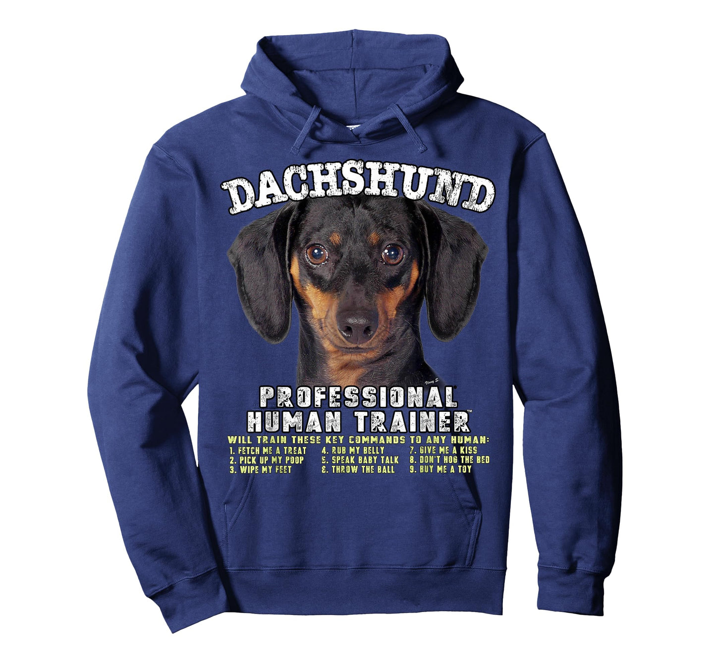 Dachshund Black Tan Dog Professional Human Trainer T-Shirt
