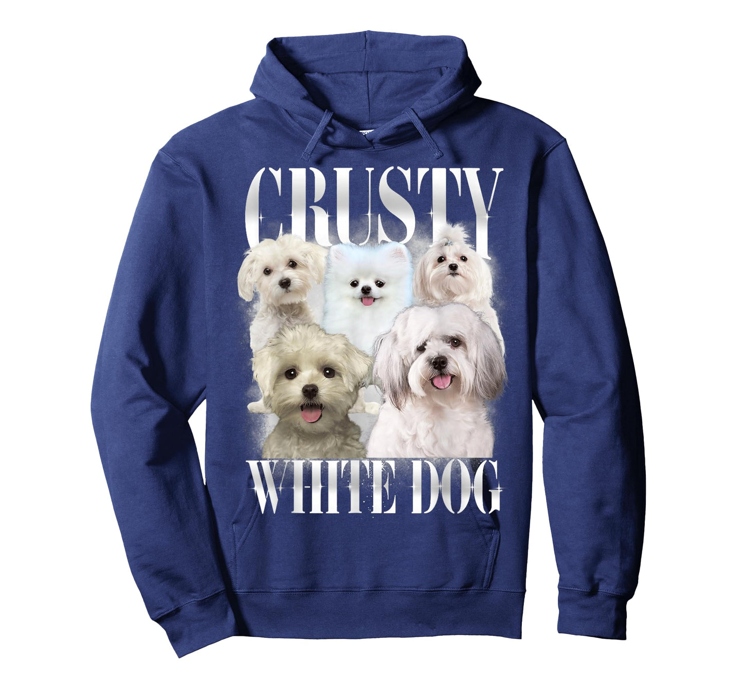 Crusty White Dog Funny For Mens Womens T-Shirt