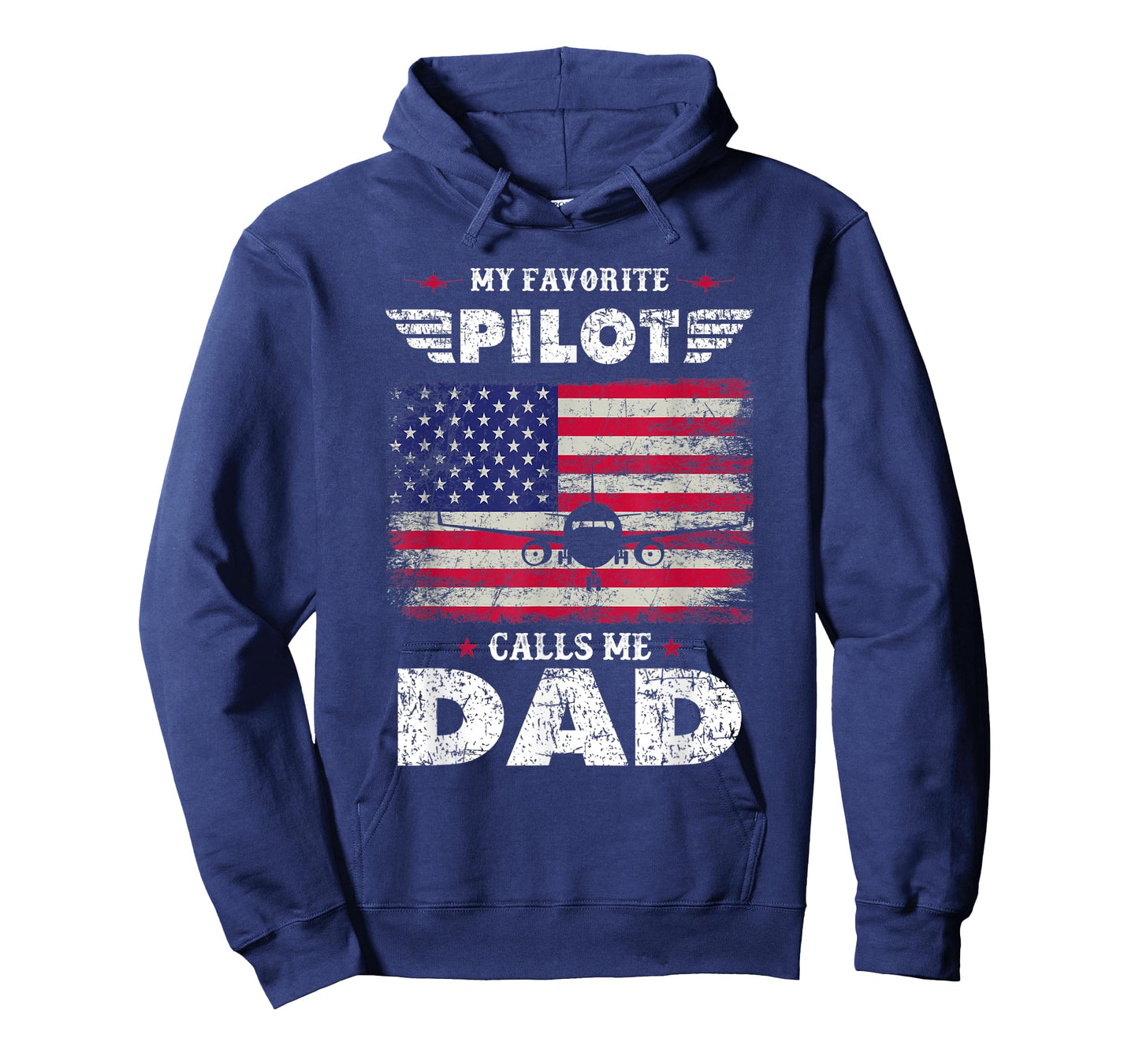 My Favorite Pilot Calls Me Dad Airplane Pilot Fathers Day T-Shirt