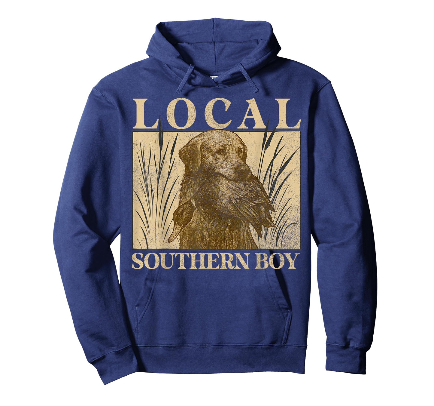 Local Southern Boy Duck Hunting Black Lab Outdoor Vintage T-Shirt