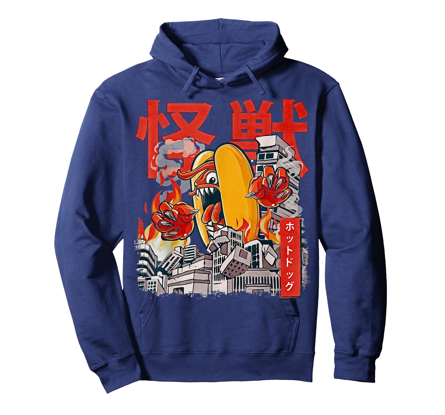 Kaiju Hot Dog Japanese Anime Monster Hotdog T-Shirt