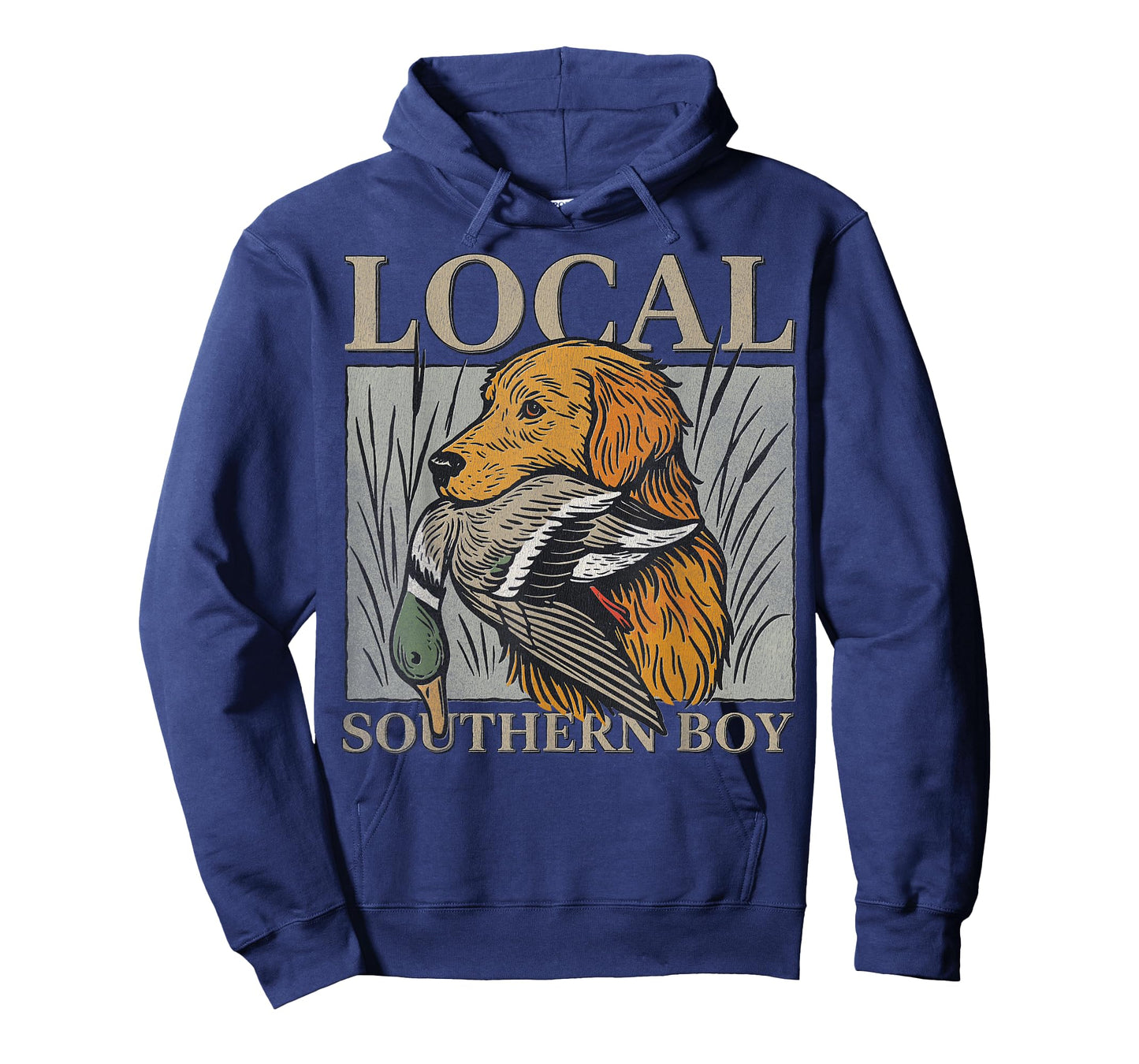 Golden Retriever Duck Hunting Dog Local Southern Boy Outdoor T-Shirt