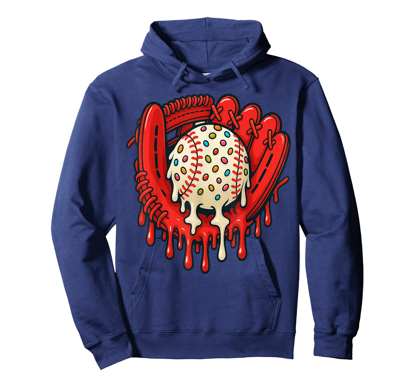 Baseball Drip Team for Boys Ice Cream Cool T-Shirt