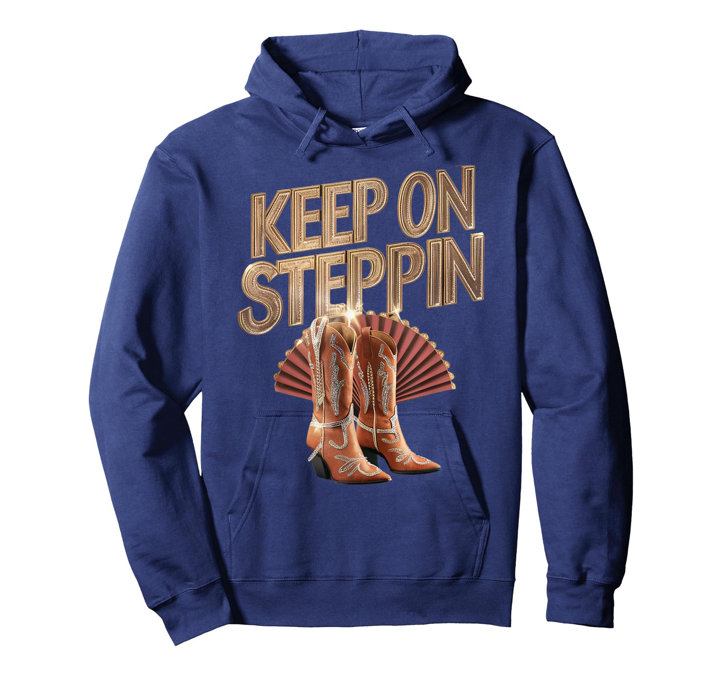 Keep On Steppin Funny Cowgirl Boots On The Ground Rodeo T-Shirt