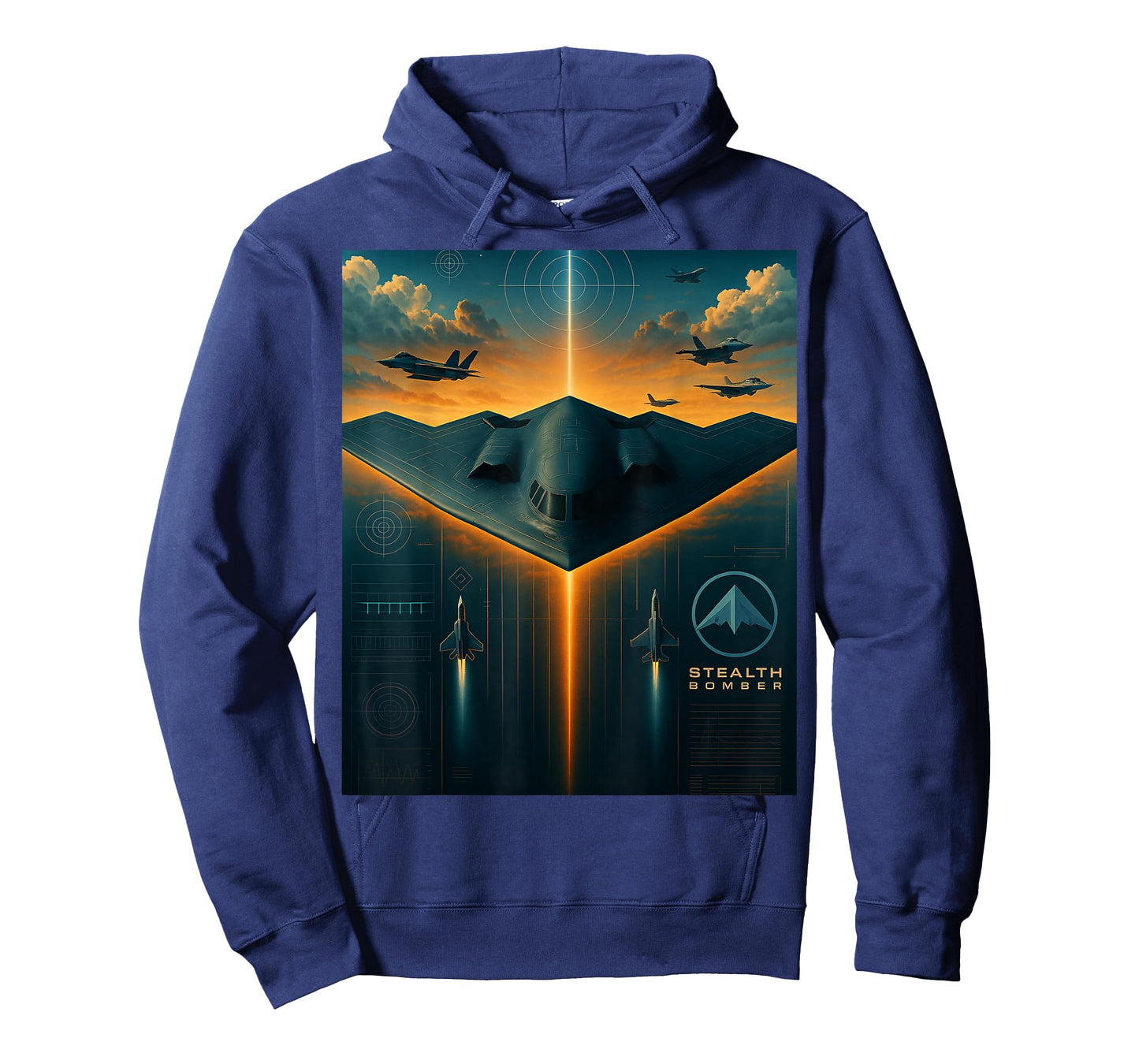 B-2 Spirit Stealth Bomber Iconic American Airpower Aviation T-Shirt
