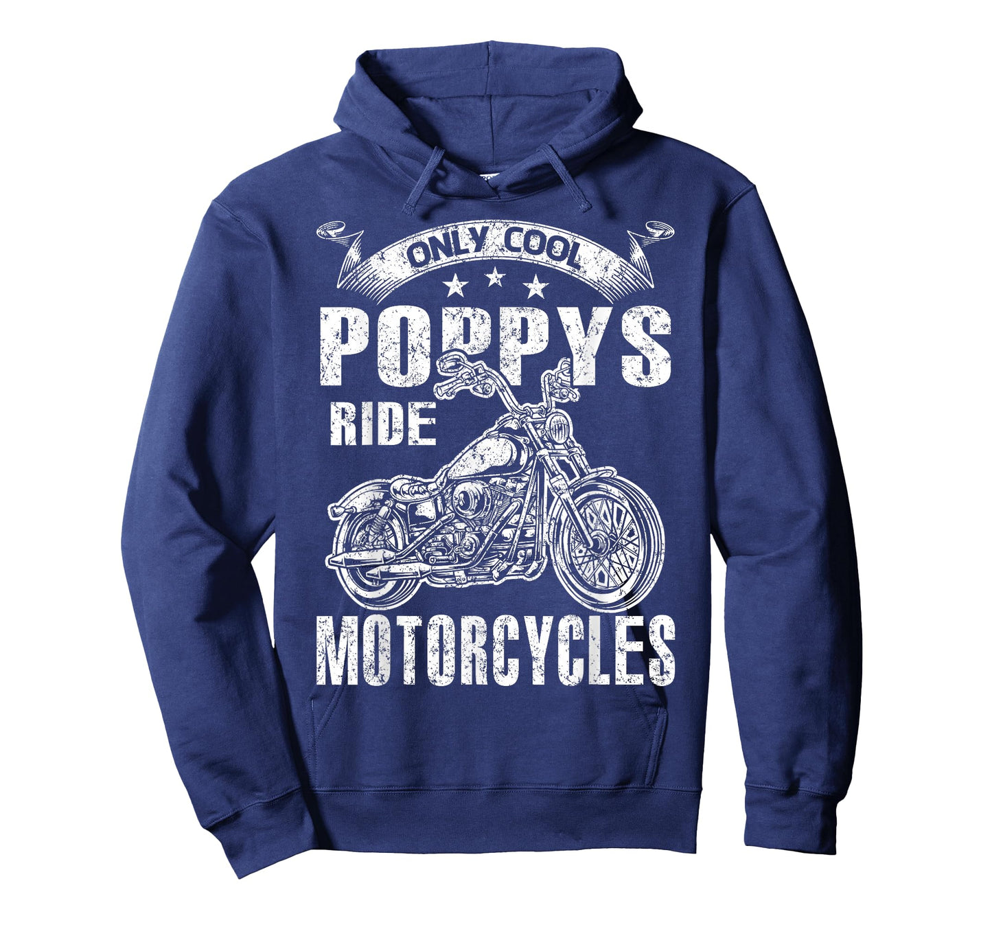 Only Cool Poppys Rides Motorcycles T-Shirt