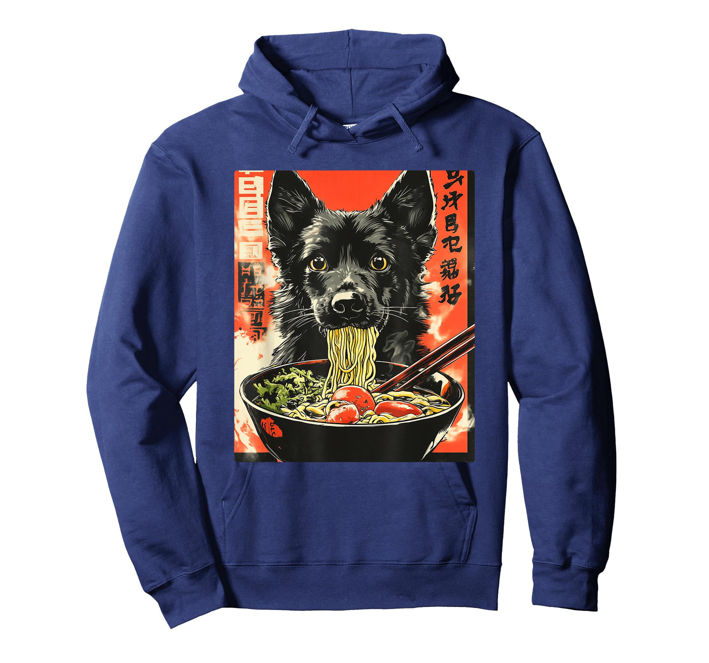 German Shepherd Eating Japanese Ramen T-Shirt