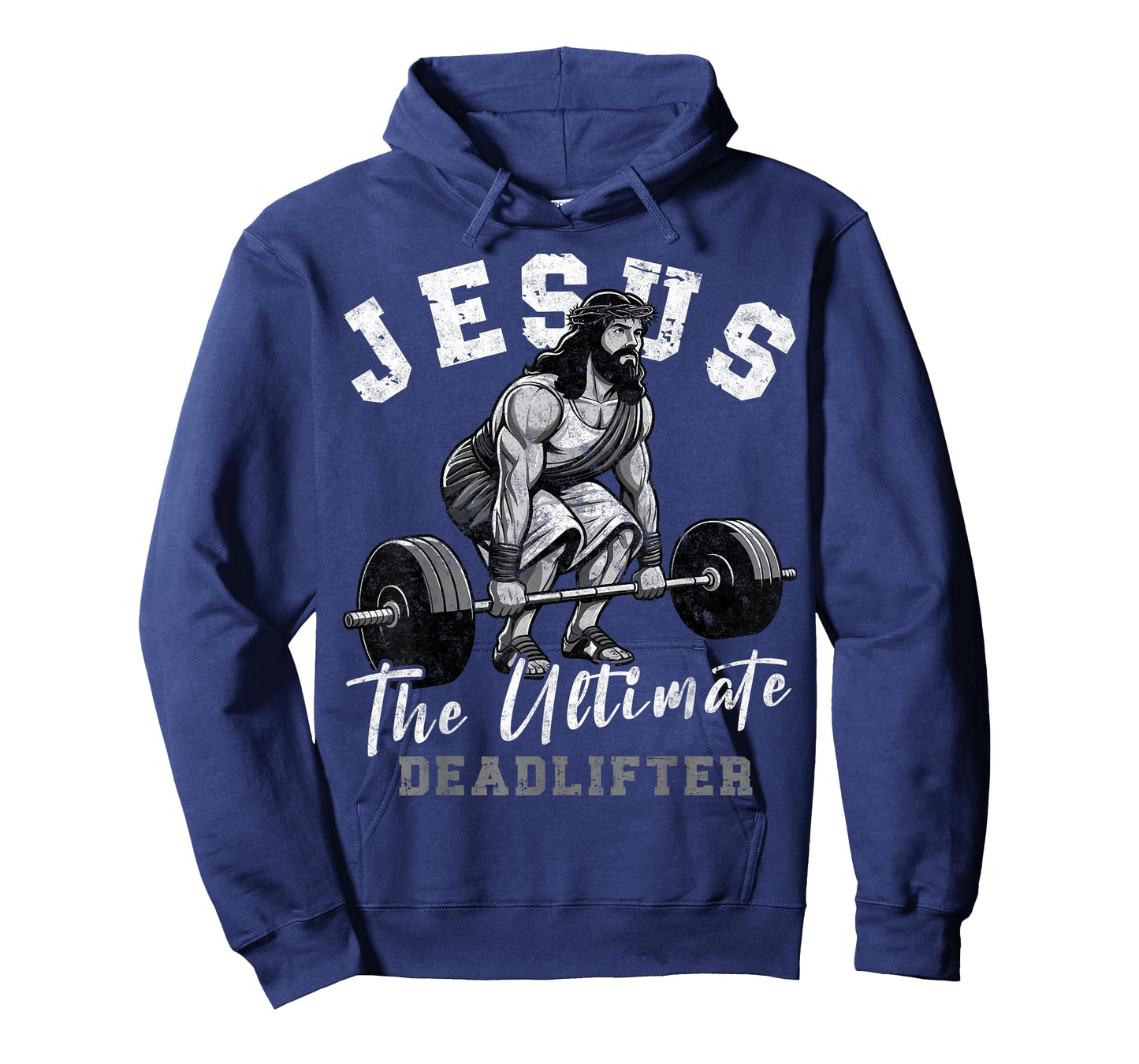 Jesus The Ultimate Deadlifter Funny Christian Workout Gym T-Shirt