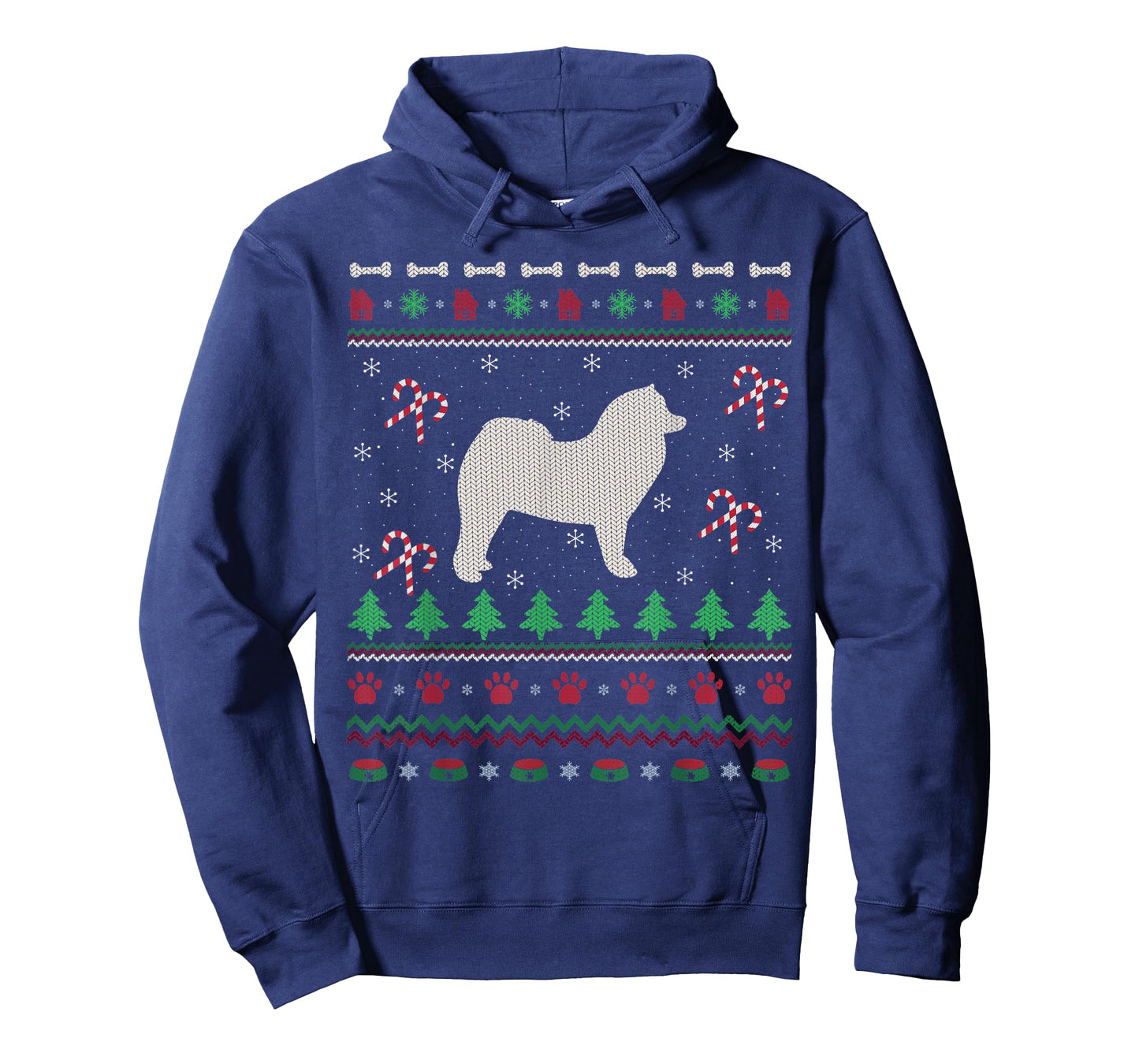 Samoyed Xmas Gift Ugly Samoyed Christmas T-Shirt