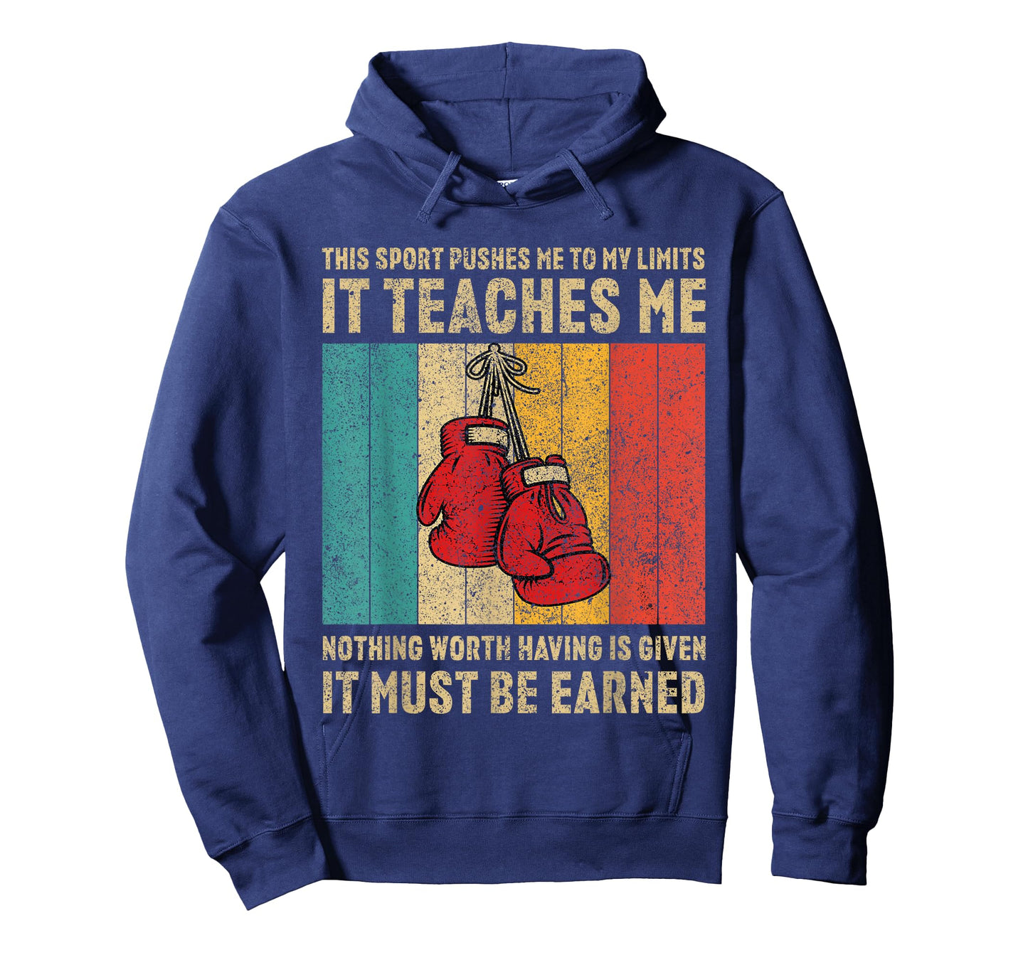 Never Underestimate A Grandpa With Boxing Gloves Boxing T-Shirt