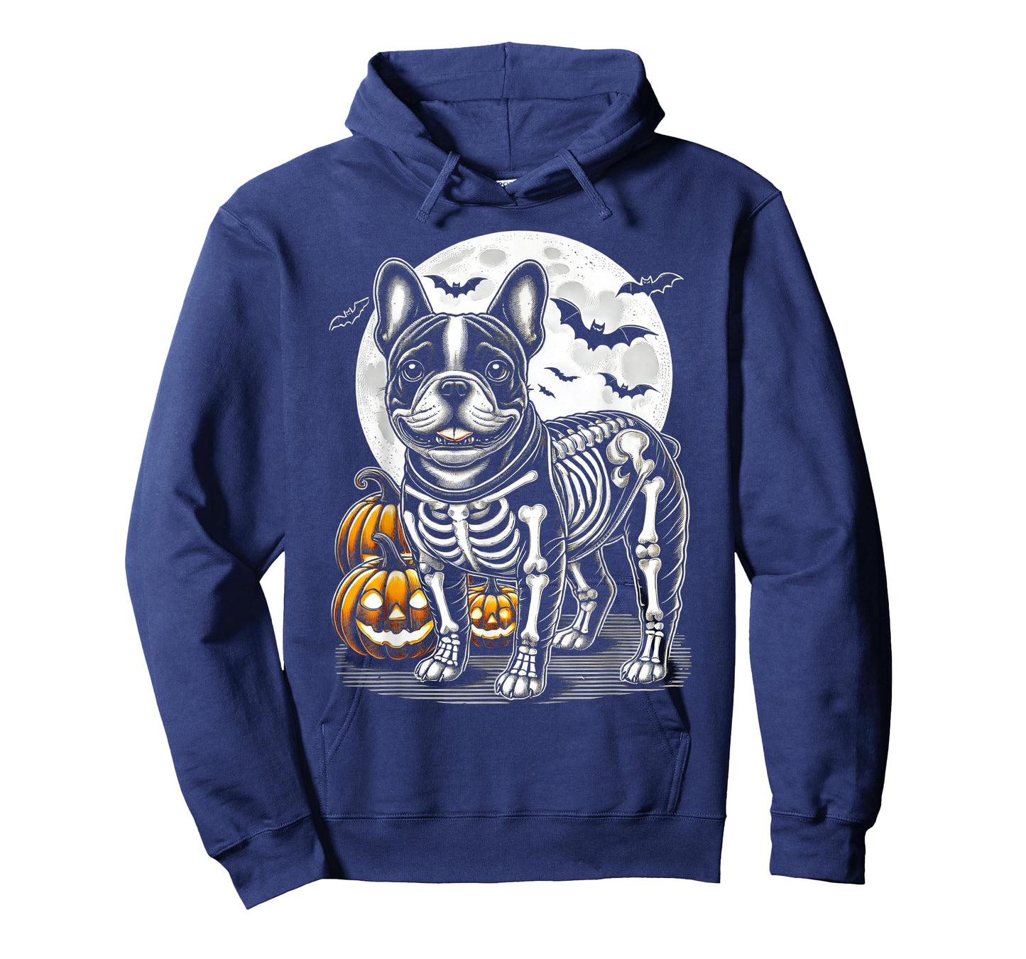 Cute Frenchie Halloween Skeleton French Bulldog Puppy Bones T-Shirt