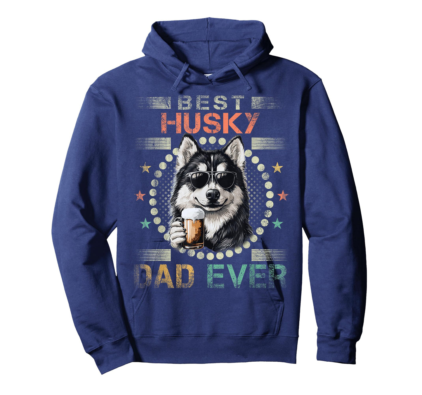 Husky Dad Dog Owner Funny Husky Dog Lover Dad T-Shirt