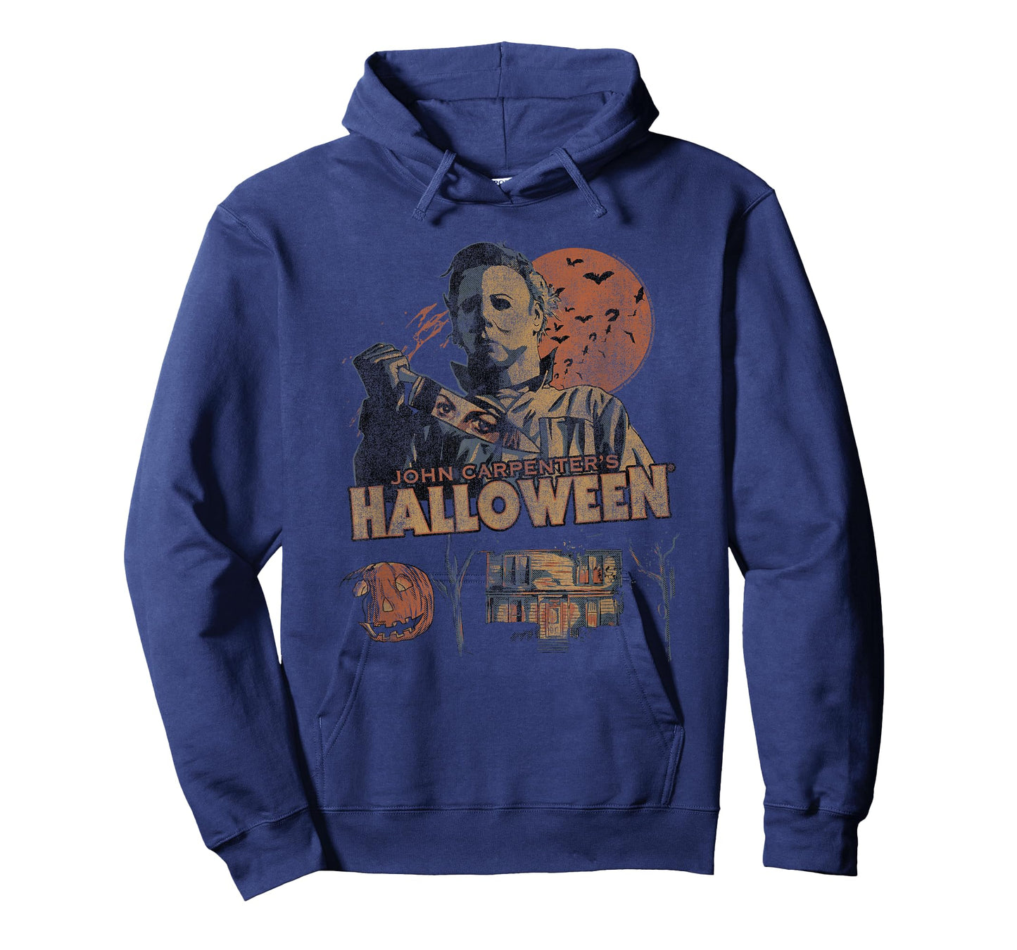 Halloween Vintage Fall Inspired Collage Retro Horror Movie T-Shirt