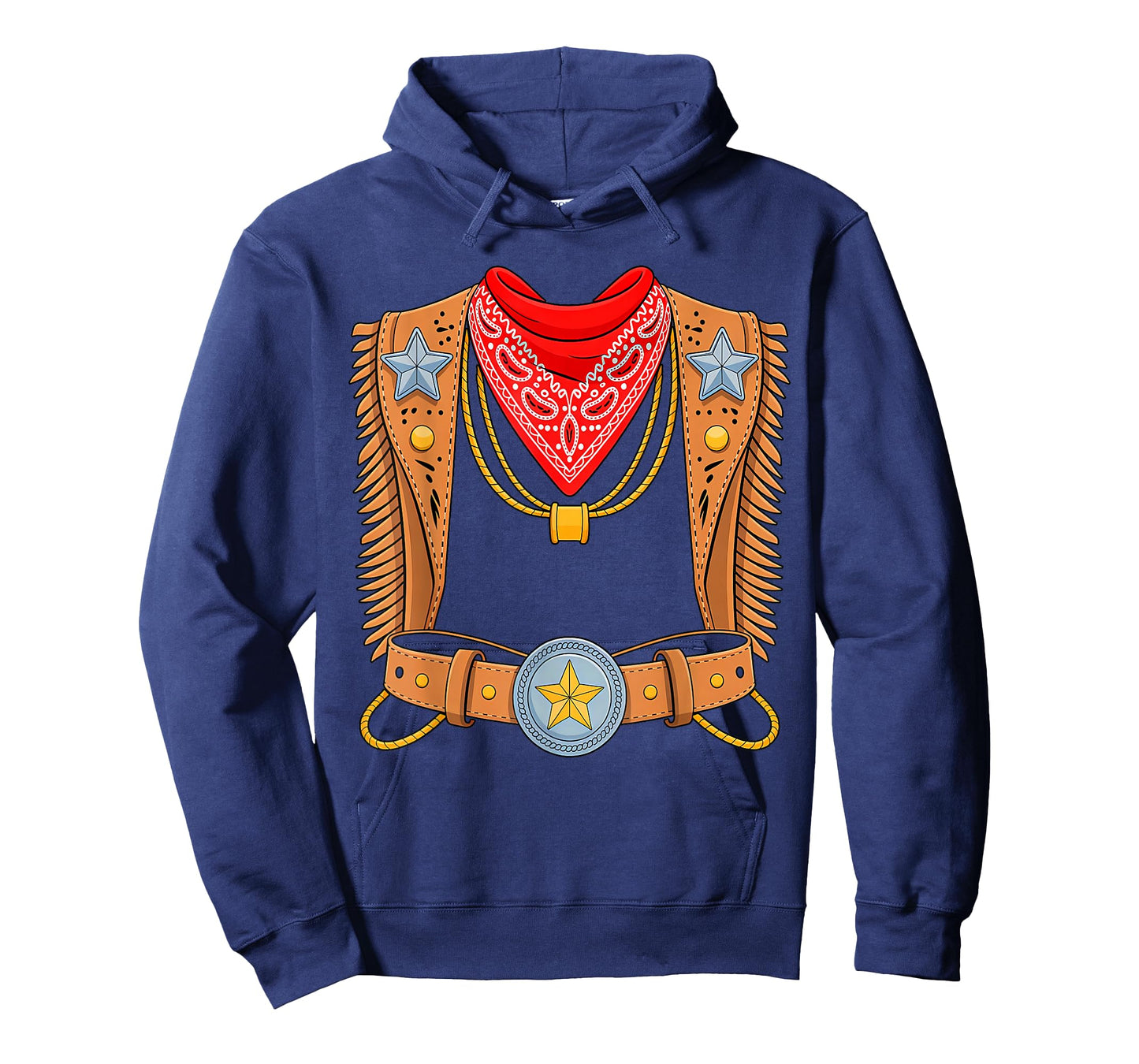Western Rodeo Sheriff Cowboy Cowgirl Halloween Costume Funny T-Shirt
