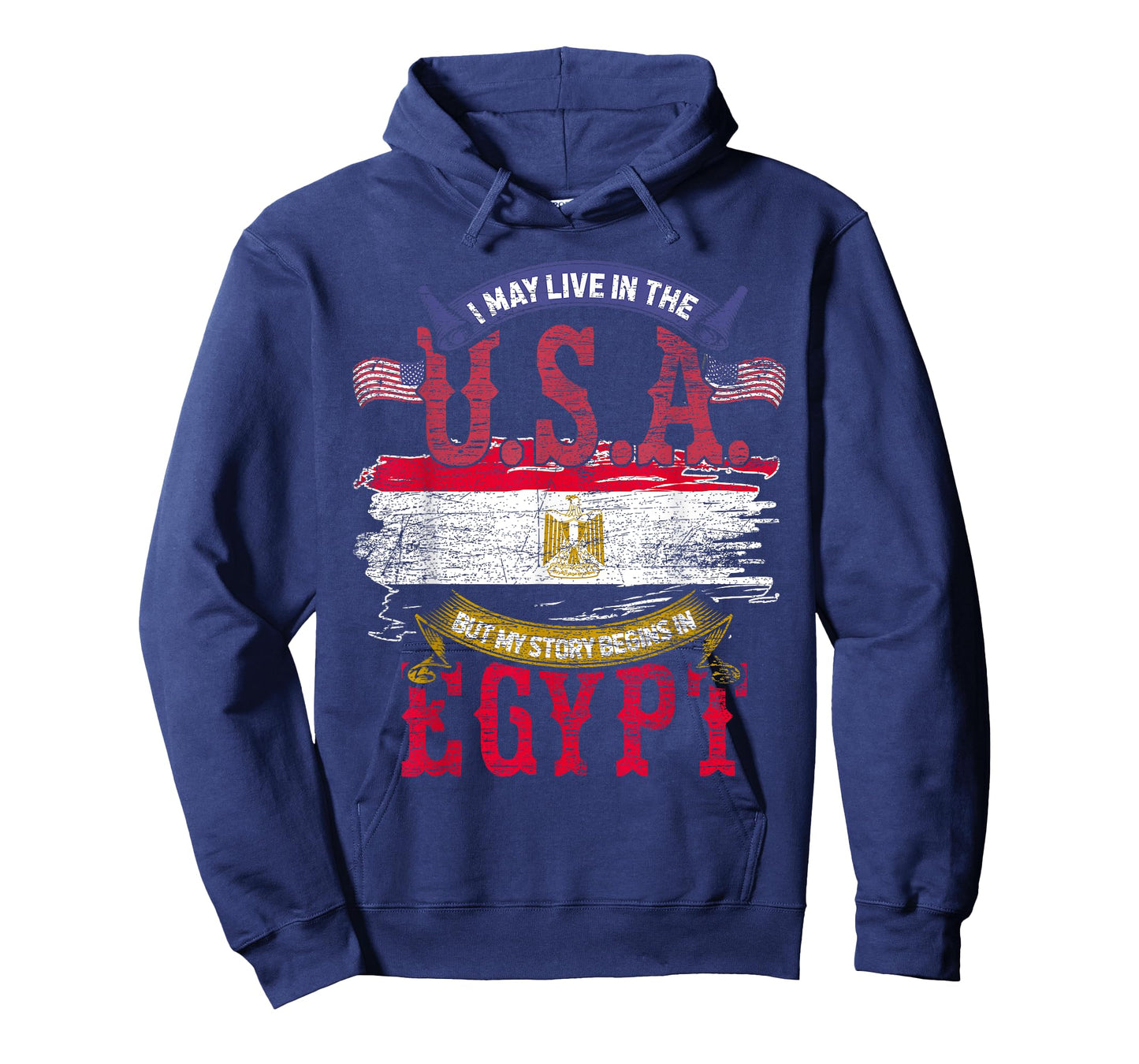 Egyptian I May Live In The USA But My Story Begins In Egypt T-Shirt