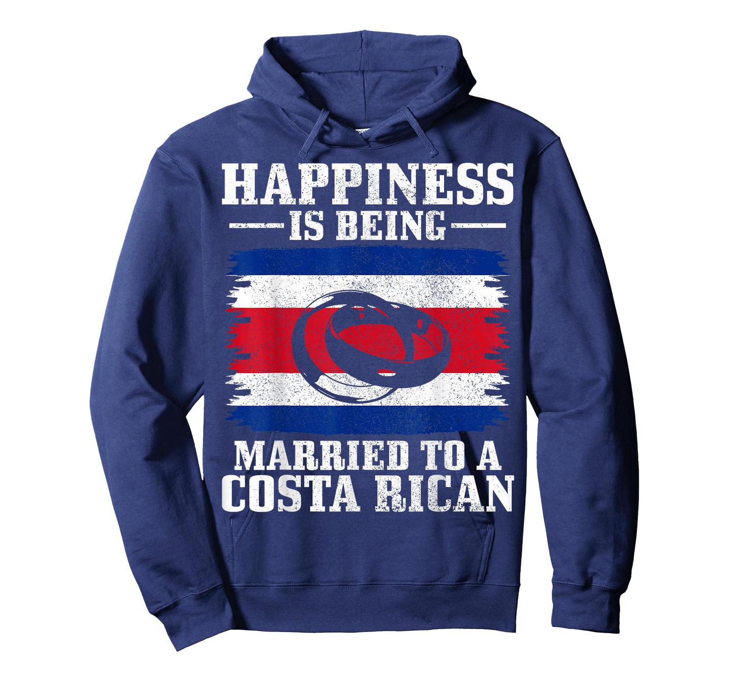 Costa Rican Wife Husband Married Wedding Costa Rica Flag T-Shirt