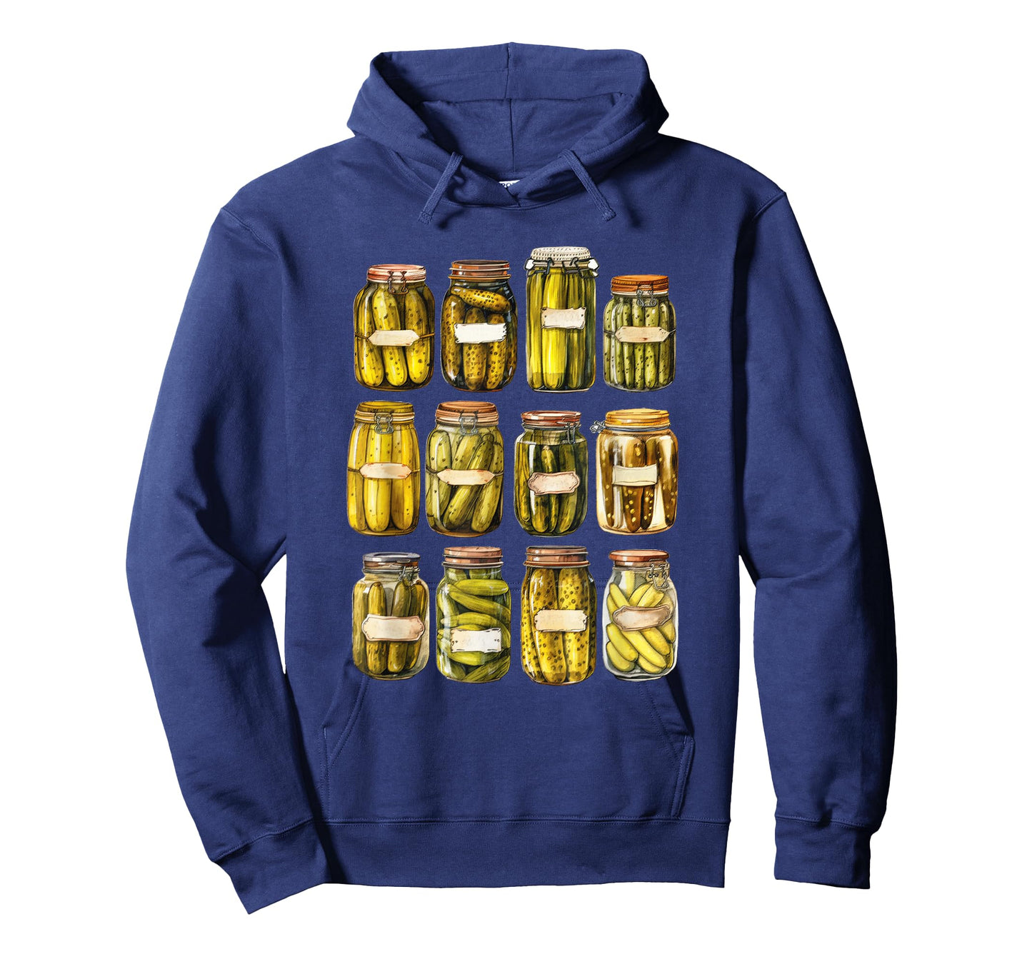 Canned Pickles Lover Vintage Pickle Jar Retro Cucumber Food T-Shirt