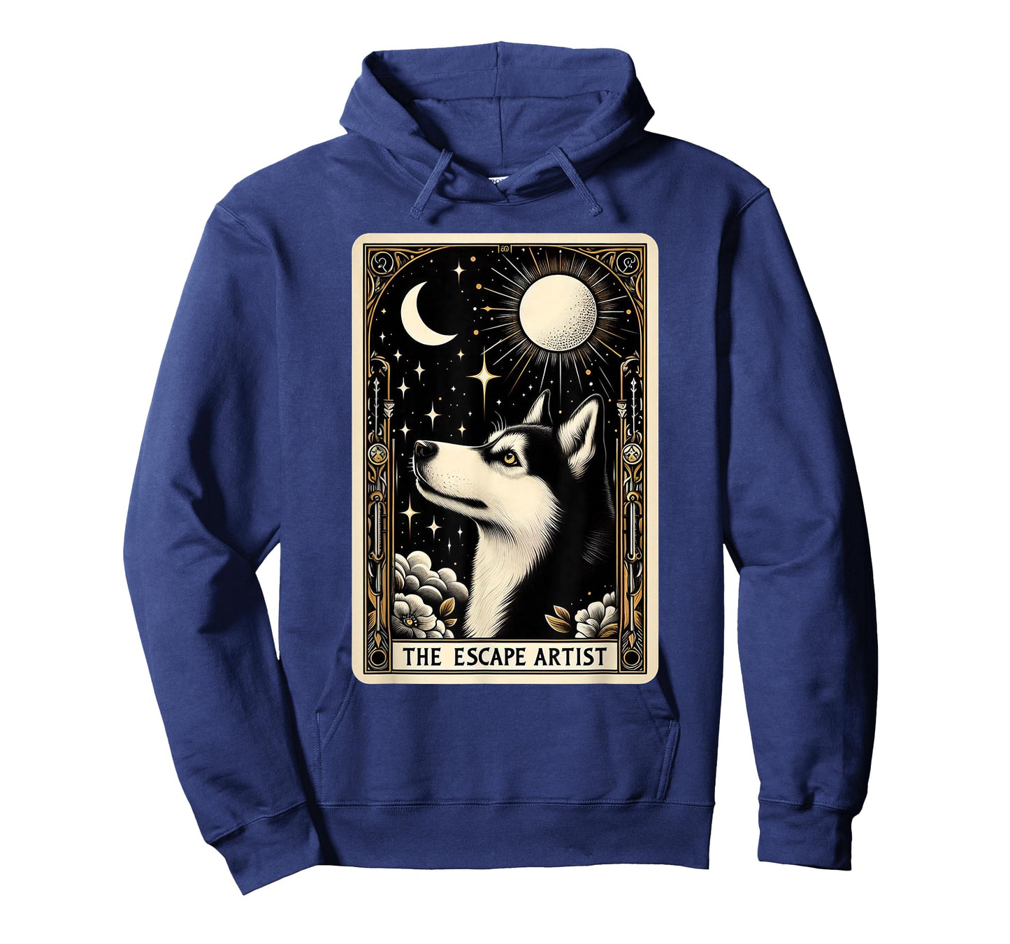 Funny Siberian Husky Tarot Card Husky Lover Men Women T-Shirt