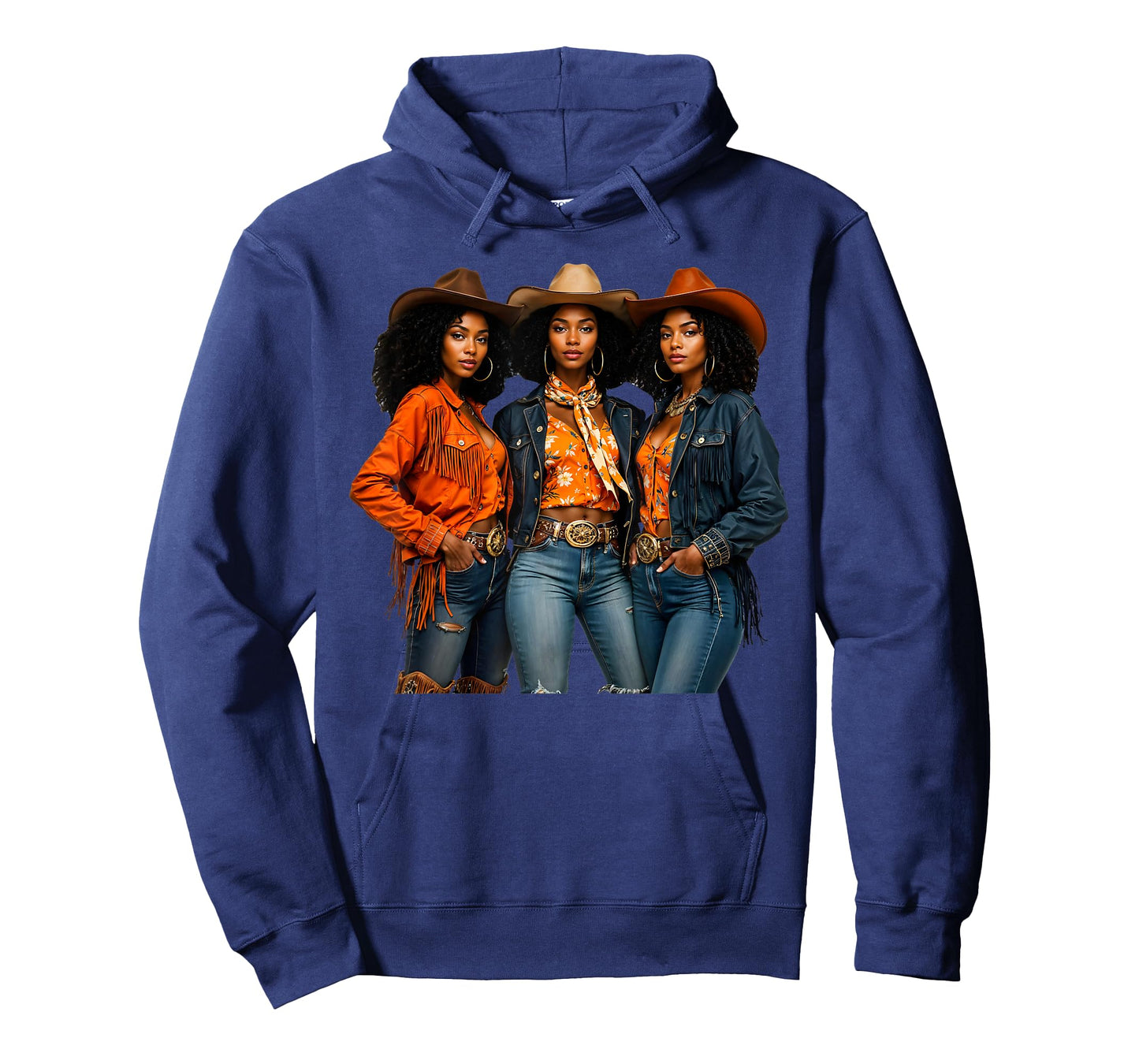 Black Cowgirl Melanin African American Western Rodeo Country T-Shirt
