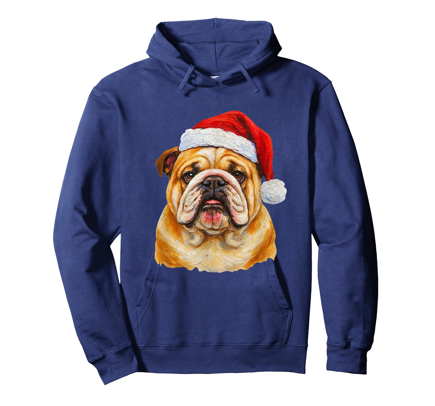 Santa English Bulldog Christmas English Bulldog Dog Mom T-Shirt