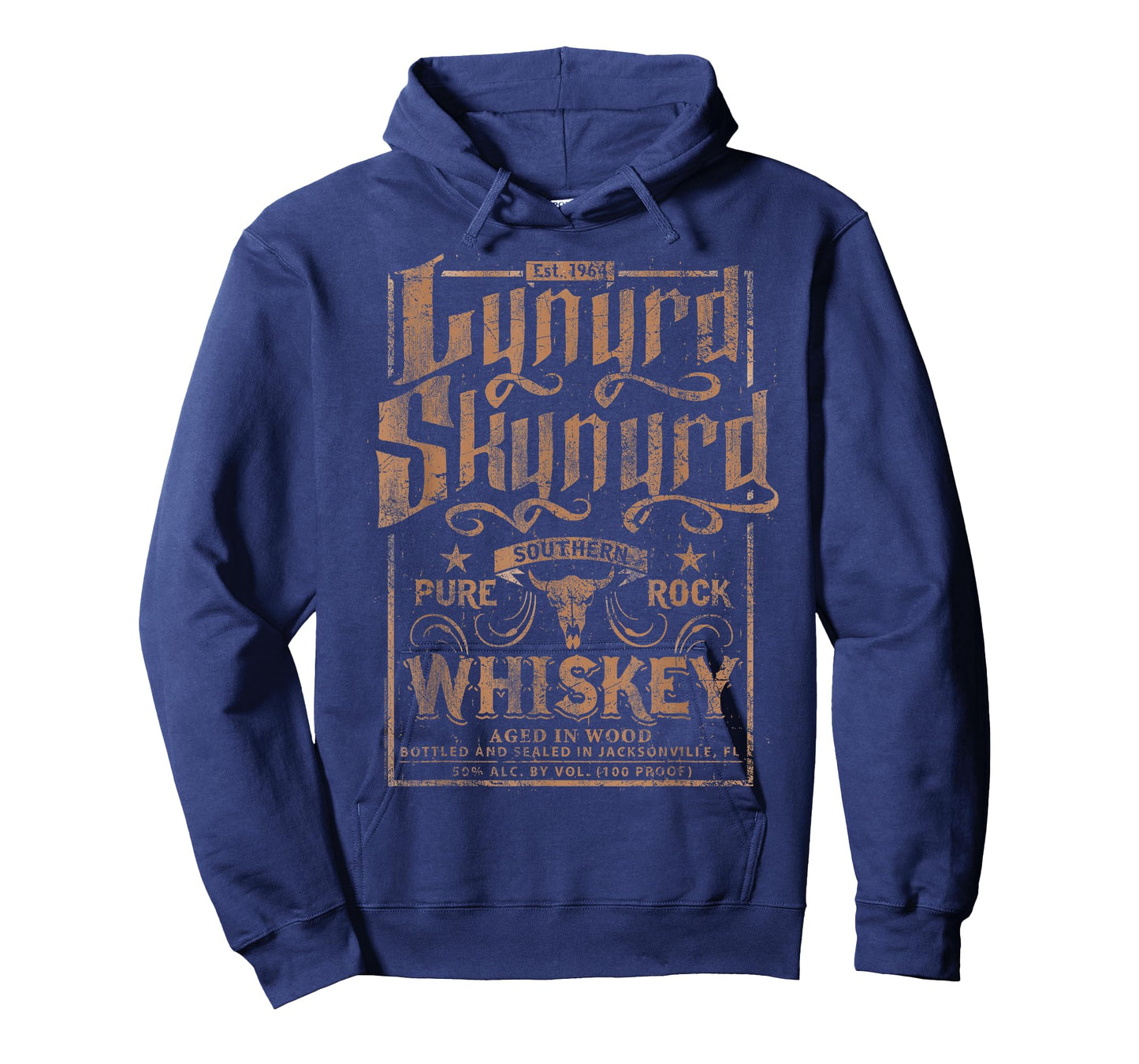 Lynyrd Skynyrd Whiskey Pure Southern Classic Rock Retro Logo T-Shirt