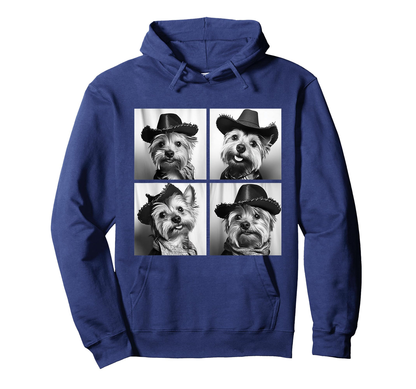 Funny Yorkshire Terrier Cute Cowboy Dogs Western Yorkies T-Shirt