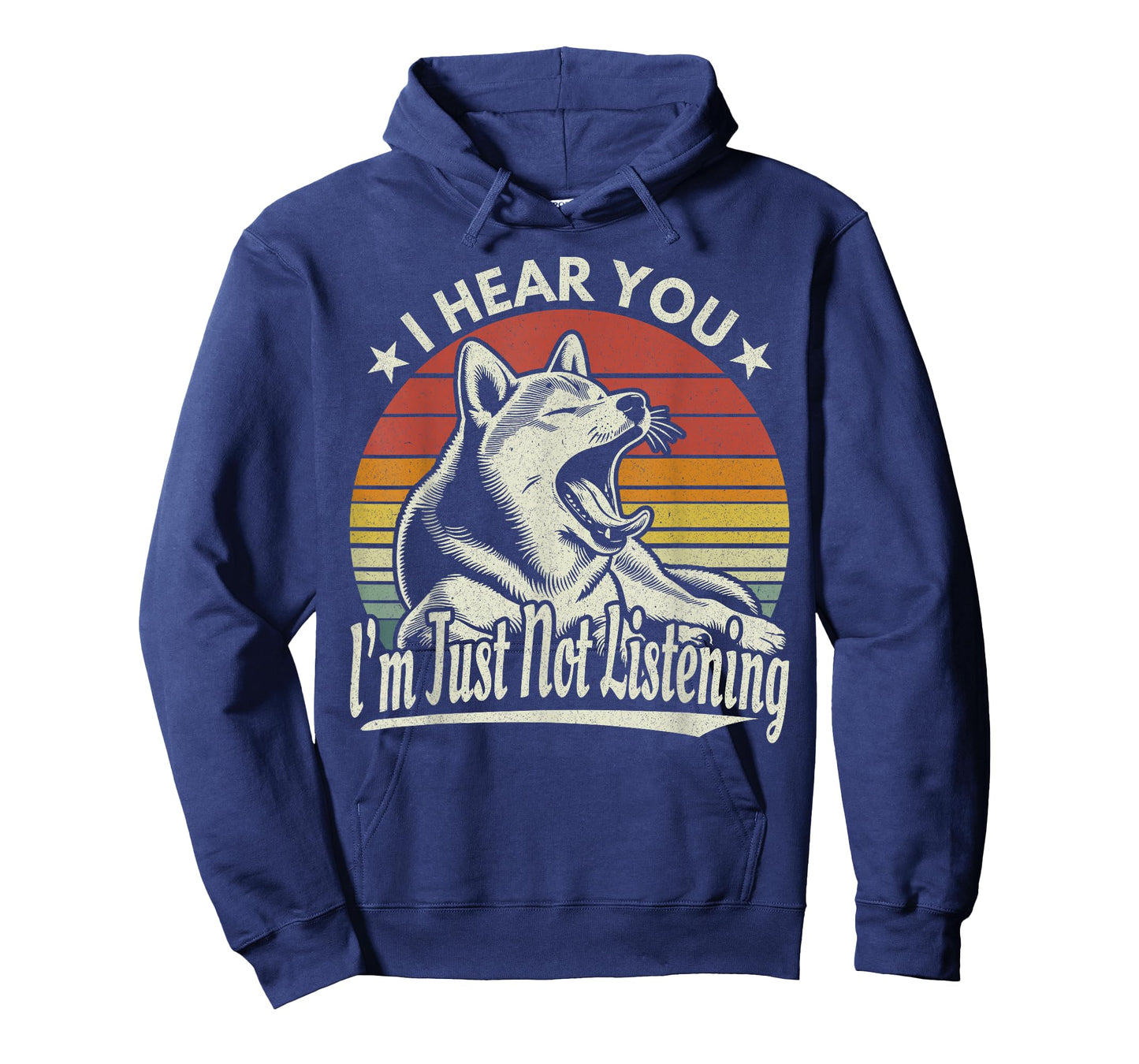 Yawn Shiba Inu / Akita Dog I Hear You I'm Just Not Listening T-Shirt